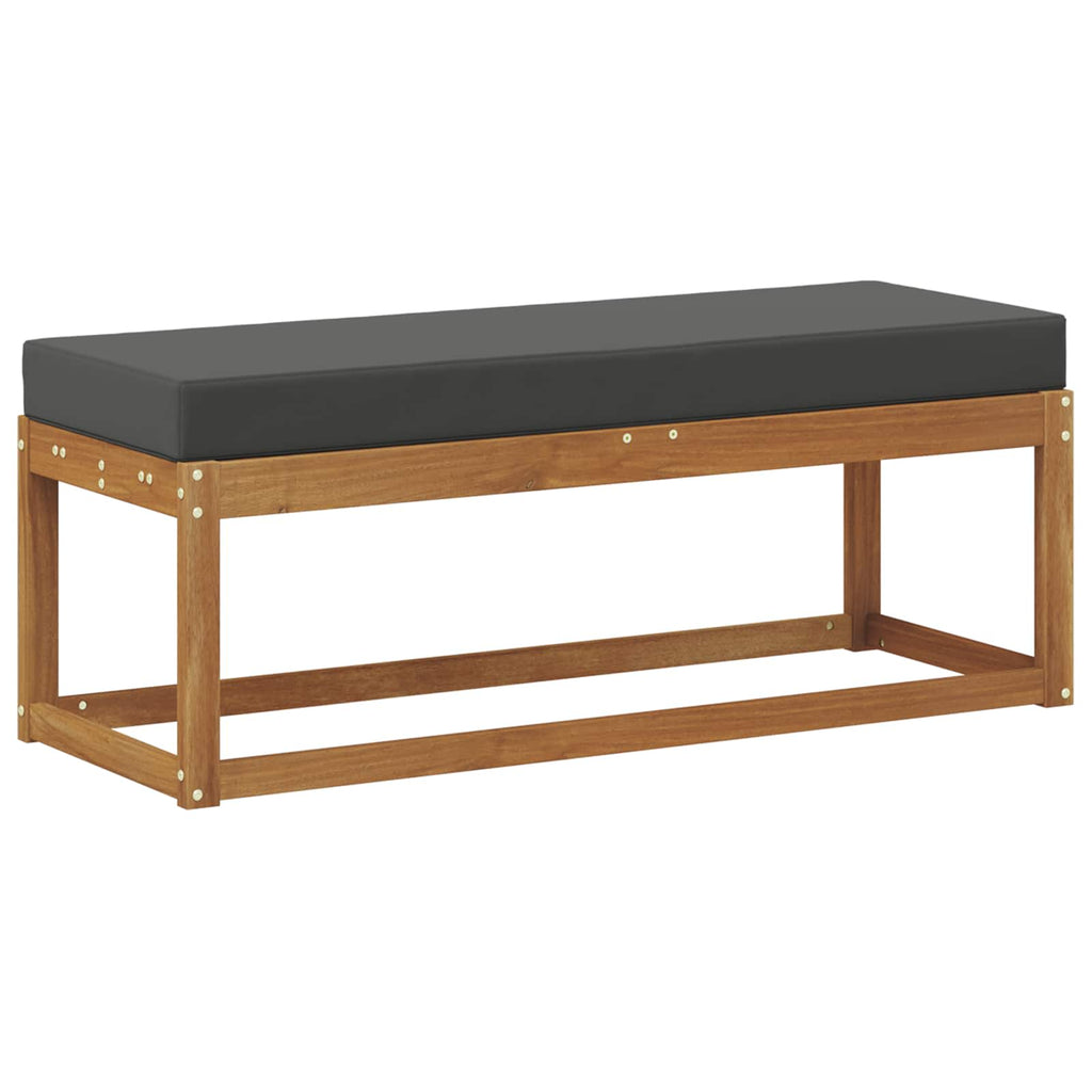 vidaXL Stoolbench na zewnątrz Naturalny i Antracytowy 115 x 43 x 45 cm