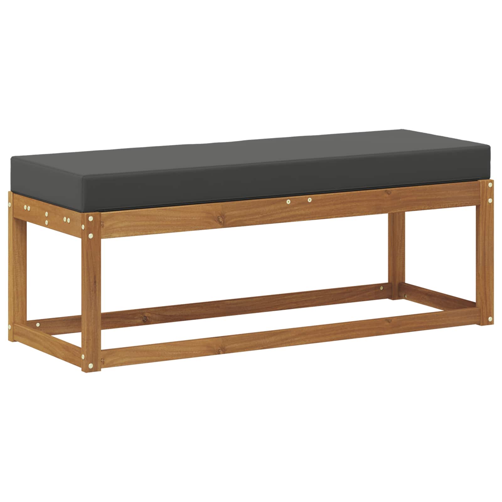 vidaXL Stoolbench na zewnątrz Naturalny i Antracytowy 115 x 43 x 45 cm