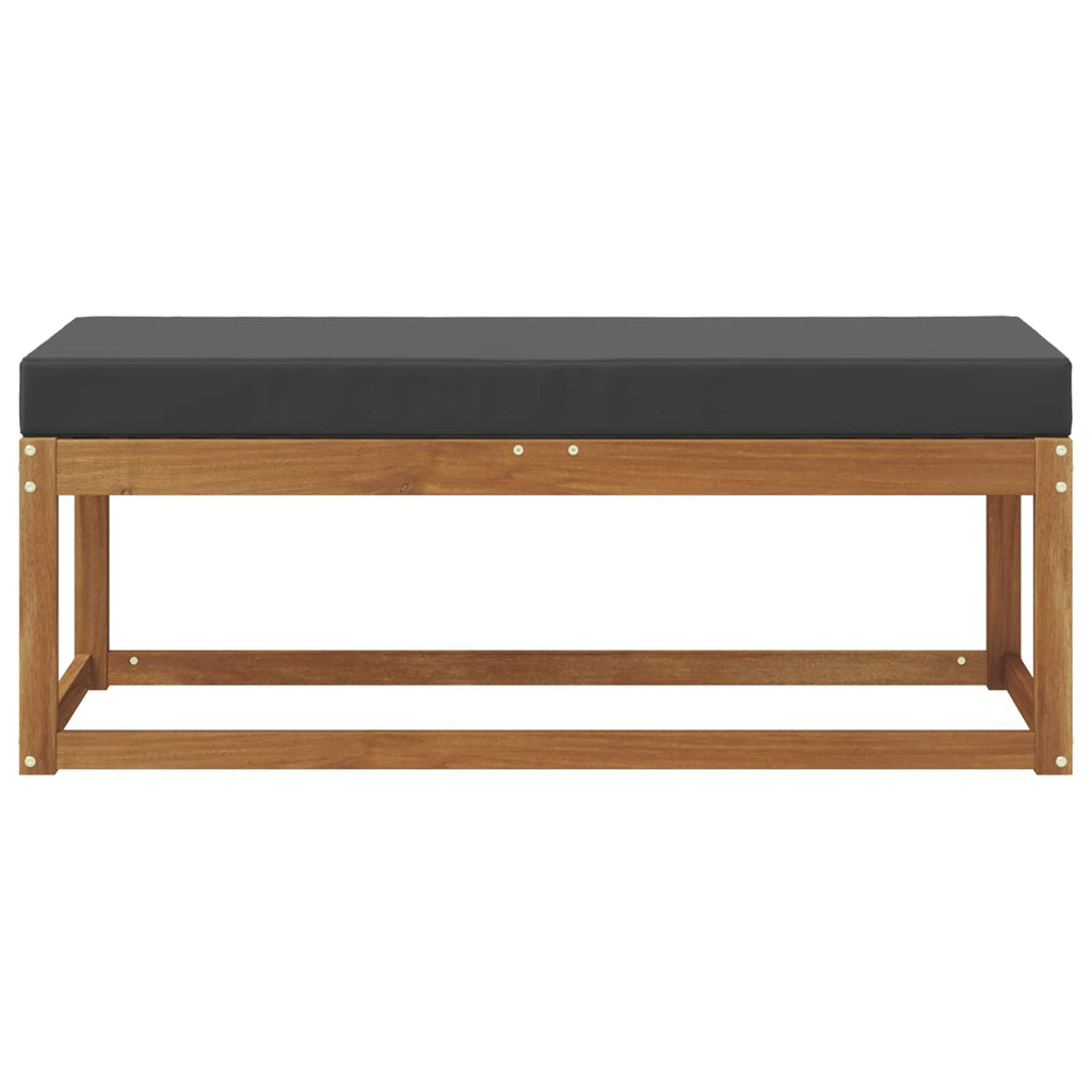 vidaXL Stoolbench na zewnątrz Naturalny i Antracytowy 115 x 43 x 45 cm