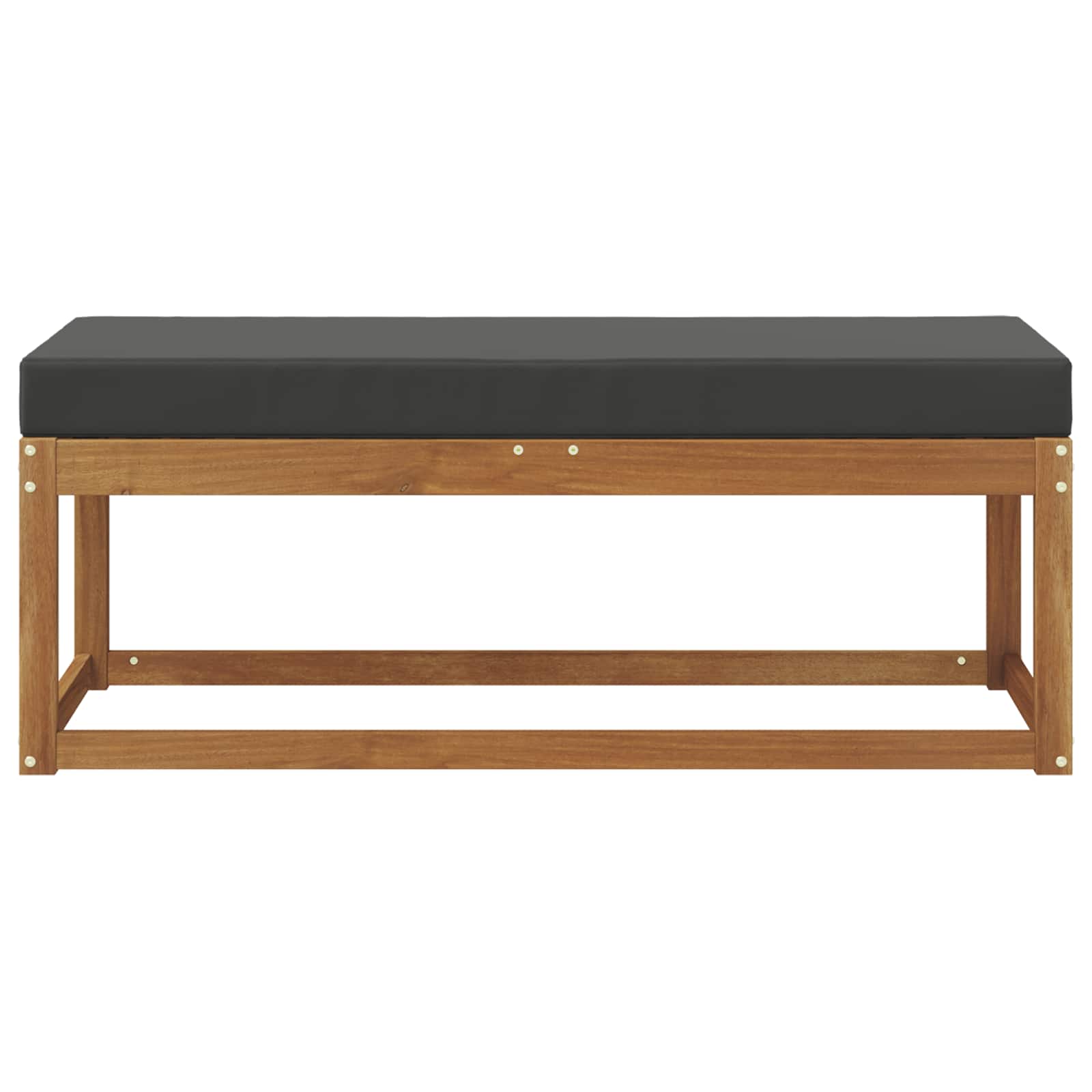 vidaXL Stoolbench na zewnątrz Naturalny i Antracytowy 115 x 43 x 45 cm