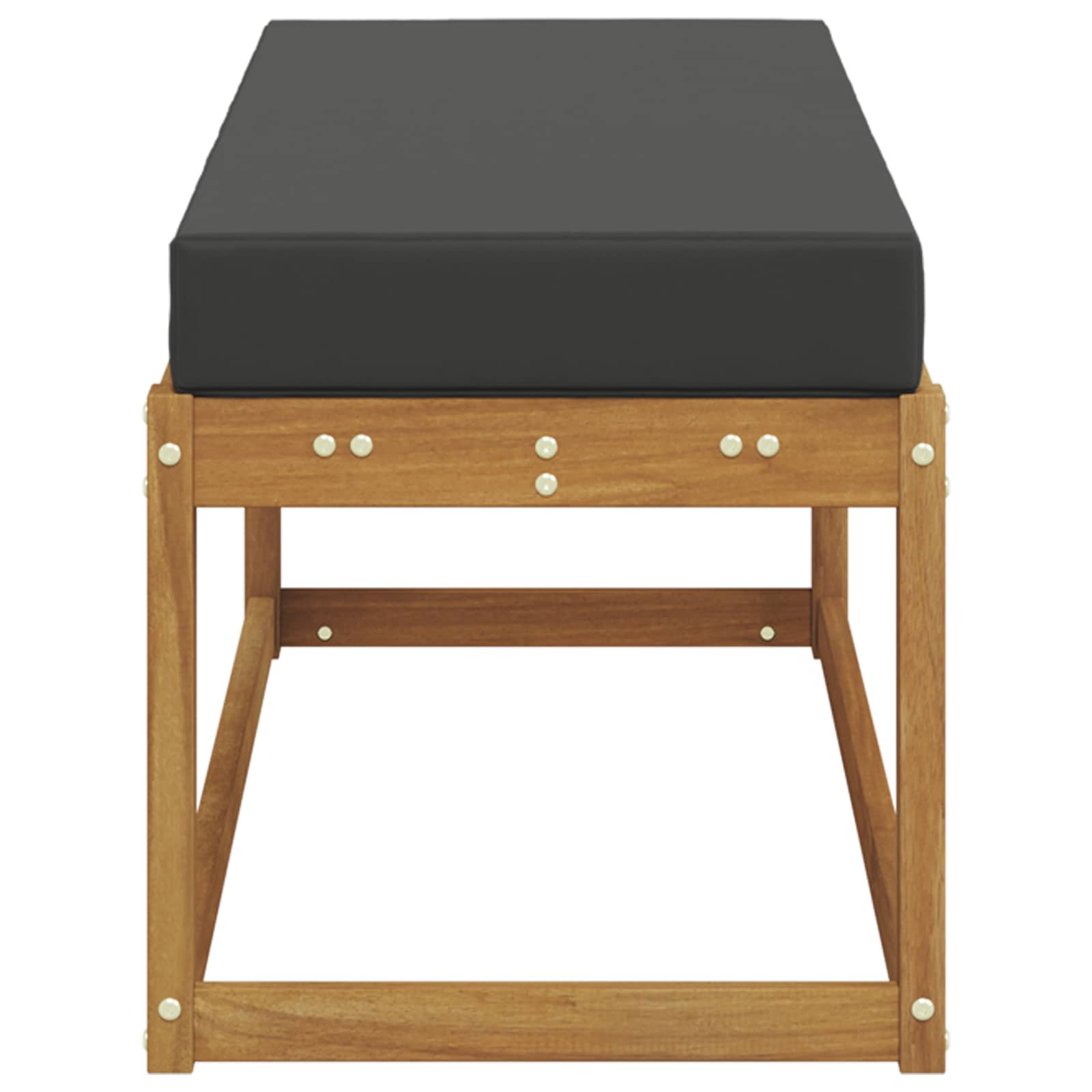 vidaXL Stoolbench na zewnątrz Naturalny i Antracytowy 115 x 43 x 45 cm