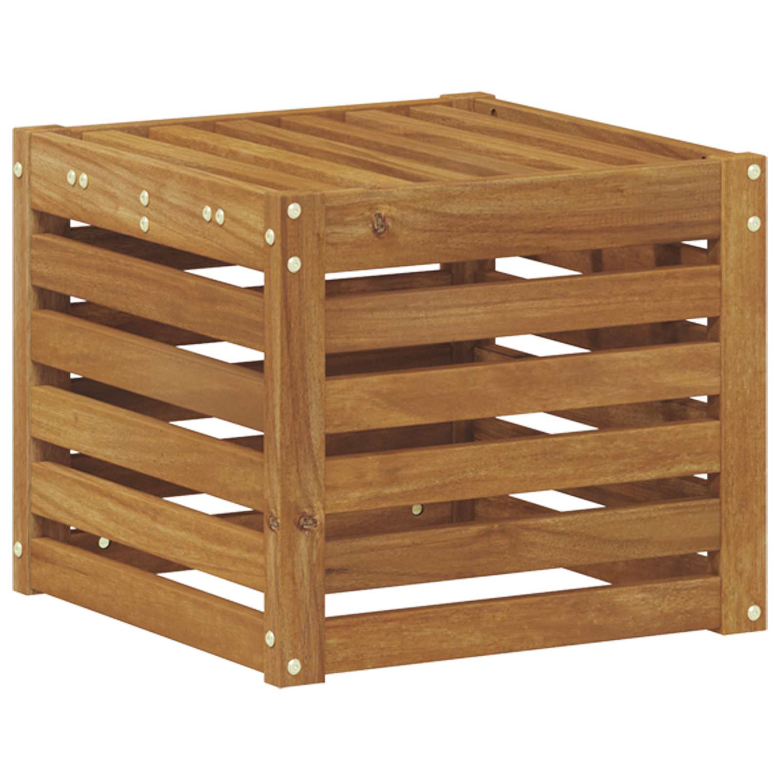 vidaXL Stołek Ławka na Zewnątrz Naturalny 43 x 43 x 37 cm