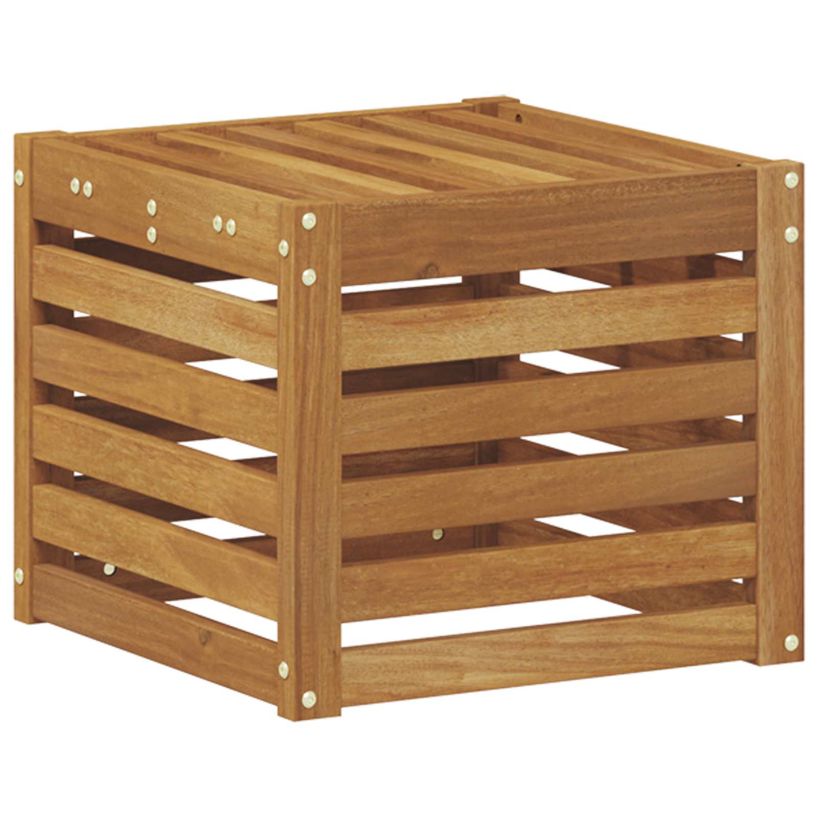 vidaXL Stołek Ławka na Zewnątrz Naturalny 43 x 43 x 37 cm