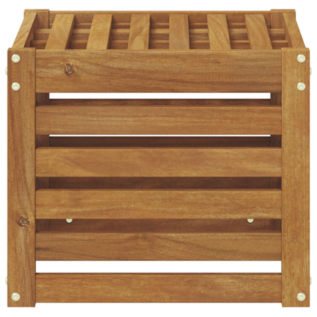 vidaXL Stołek Ławka na Zewnątrz Naturalny 43 x 43 x 37 cm