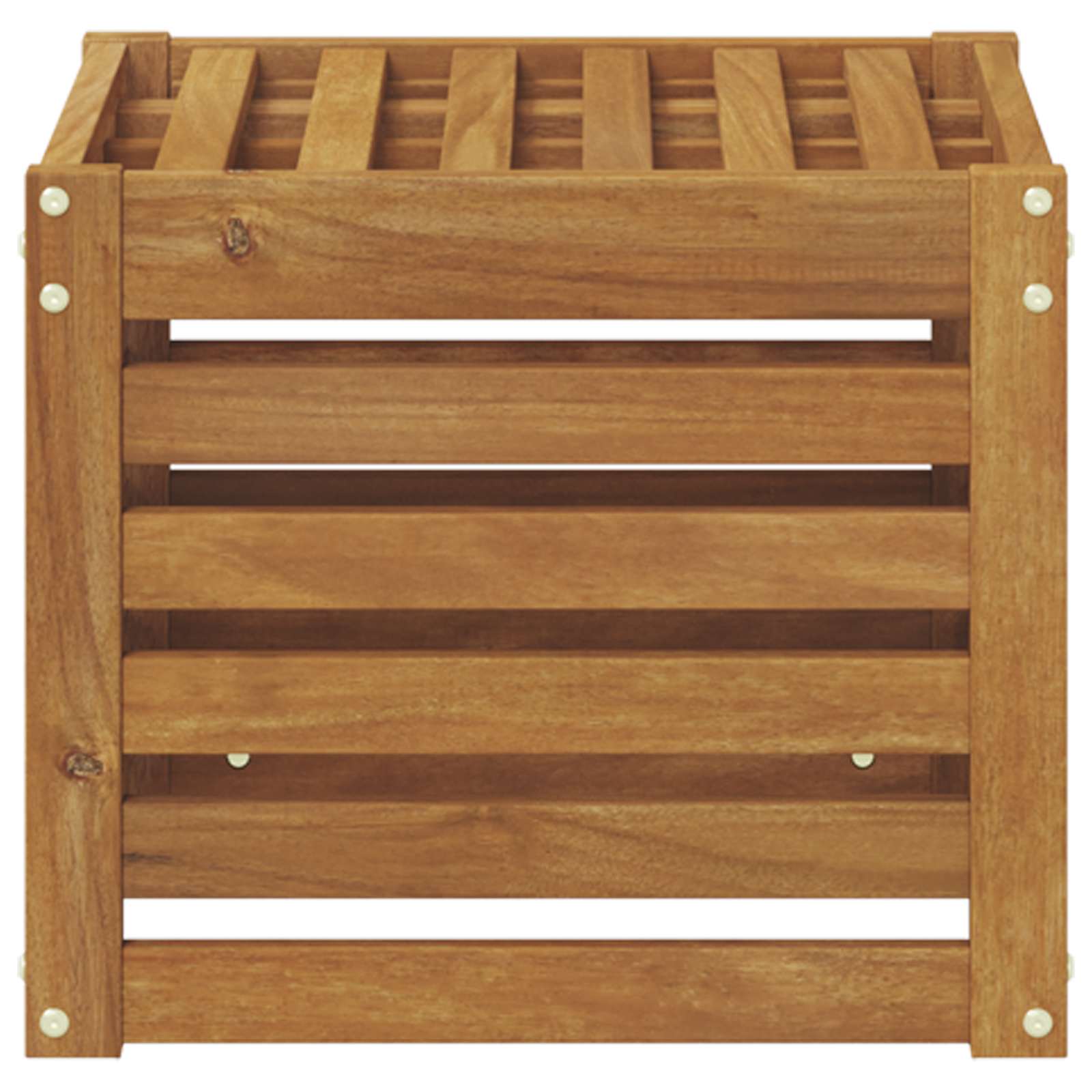 vidaXL Stołek Ławka na Zewnątrz Naturalny 43 x 43 x 37 cm