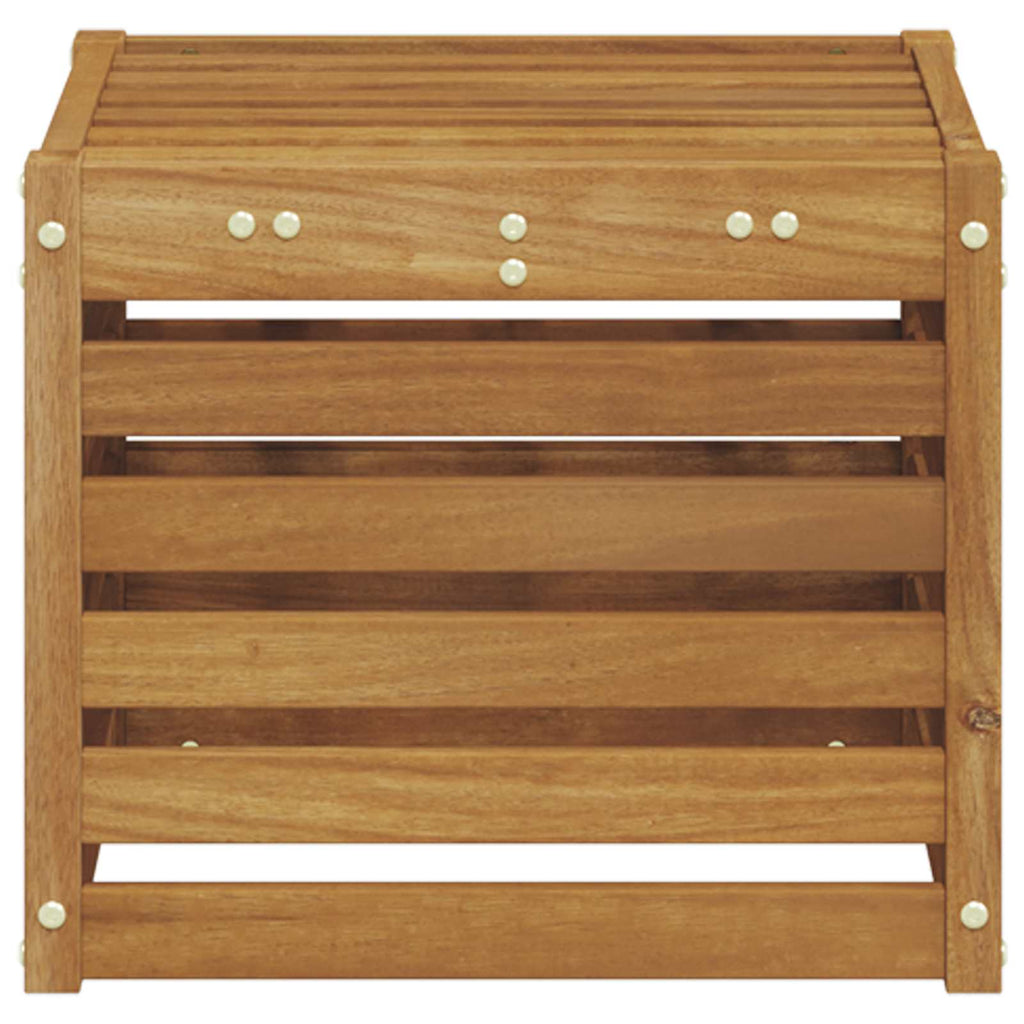 vidaXL Stołek Ławka na Zewnątrz Naturalny 43 x 43 x 37 cm