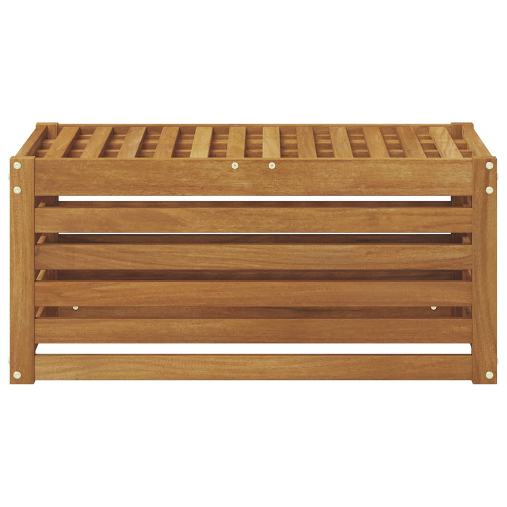 vidaXL Stołek Ławka na Zewnątrz Naturalny 79 x 43 x 37 cm