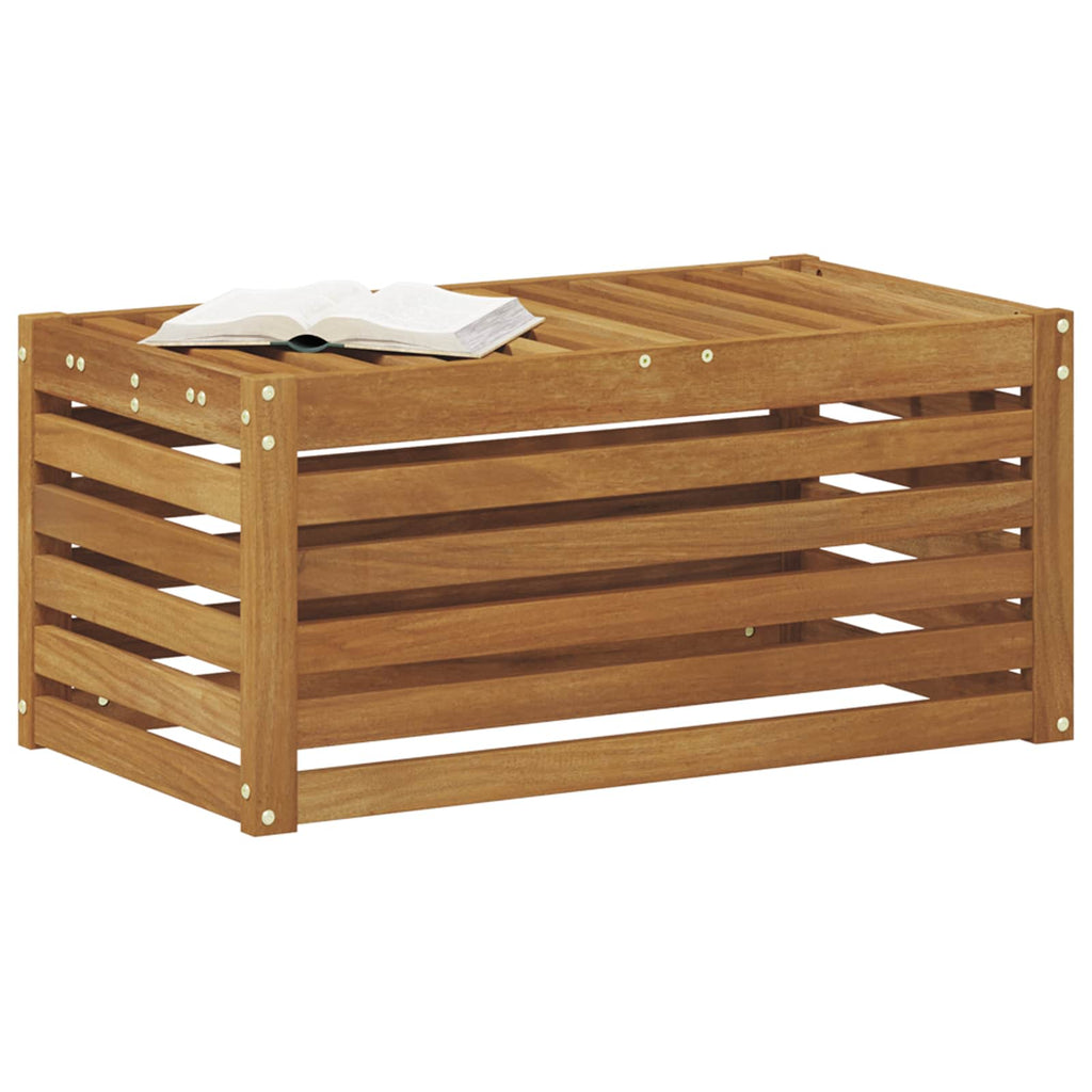 vidaXL Stołek Ławka na Zewnątrz Naturalny 79 x 43 x 37 cm