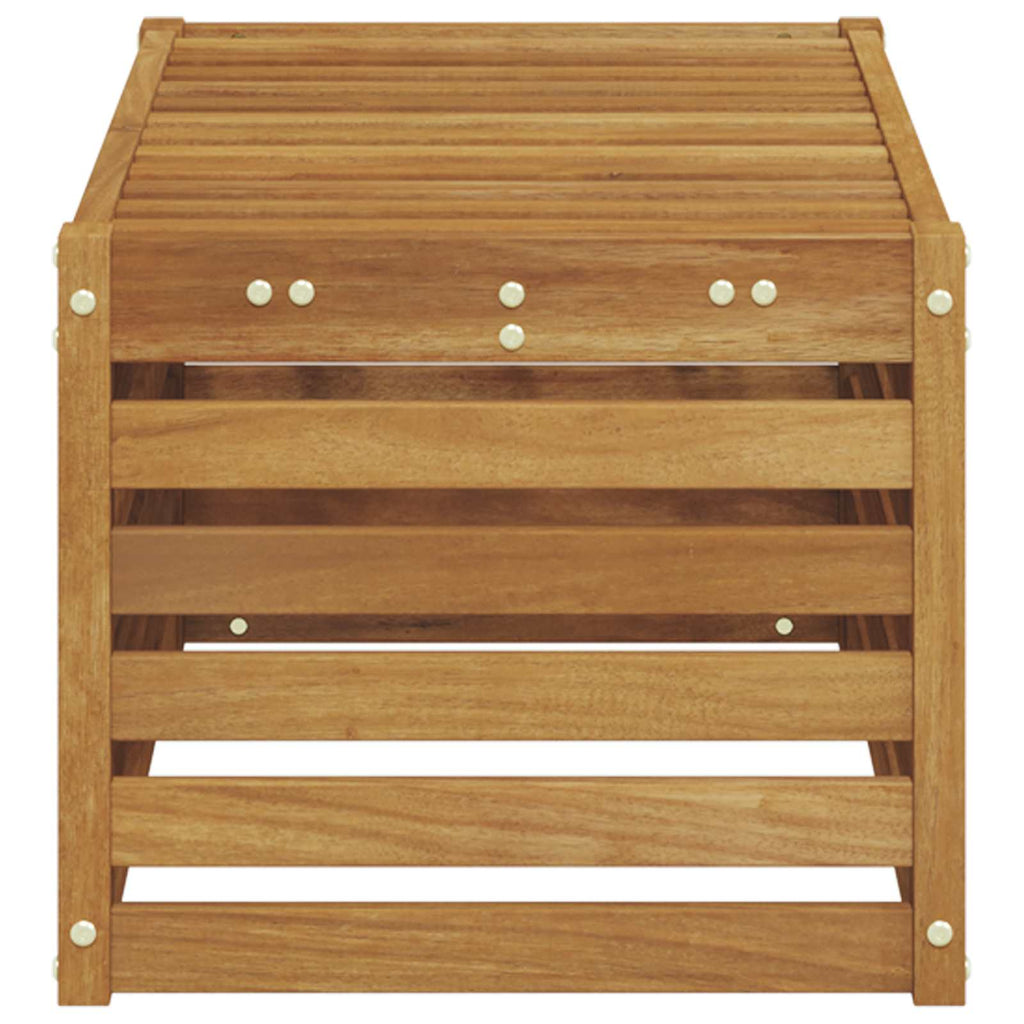 vidaXL Stołek Ławka na Zewnątrz Naturalny 79 x 43 x 37 cm