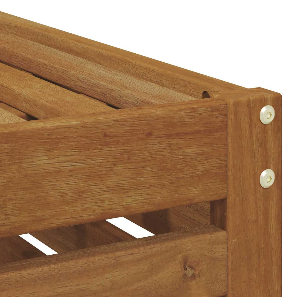 vidaXL Stołek Ławka na Zewnątrz Naturalny 115 x 43 x 37 cm