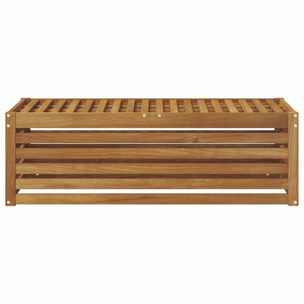 vidaXL Stołek Ławka na Zewnątrz Naturalny 115 x 43 x 37 cm
