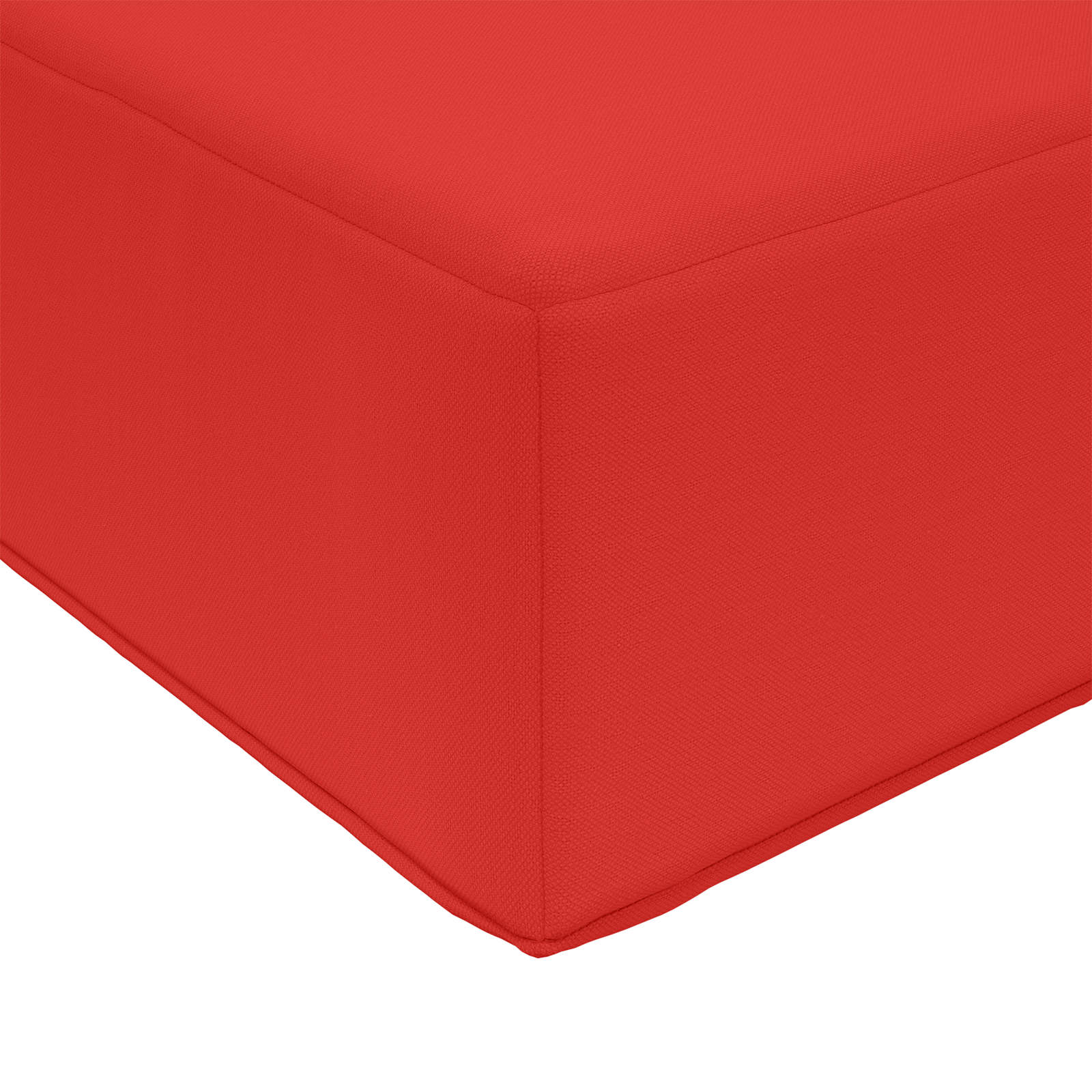 vidaXL Poduszka do sofy na zewnątrz Czerwony 60 x 60 x 8 cm Poliester