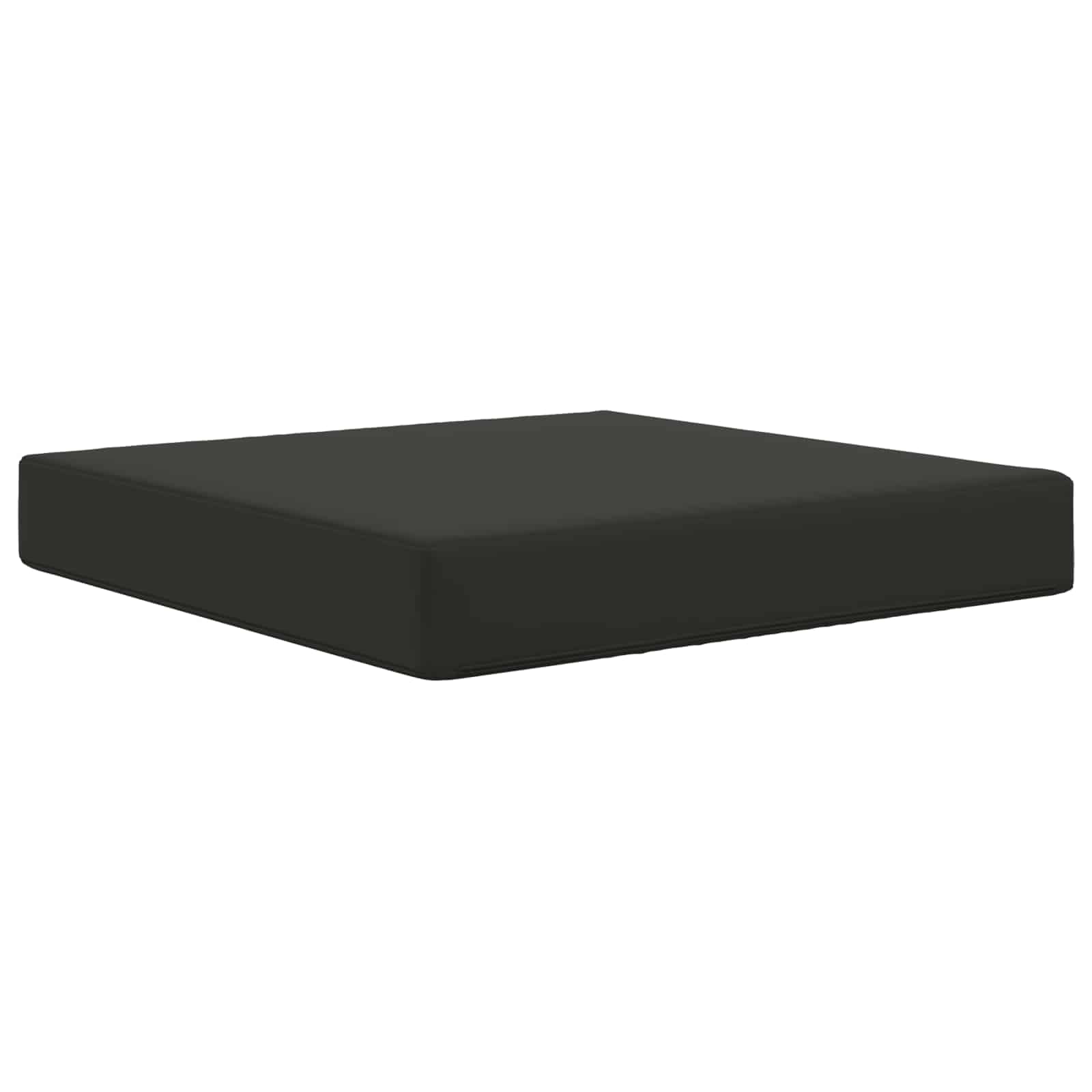 vidaXL Poduszka do sofy na zewnątrz Czarny 60 x 60 x 8 cm Poliester