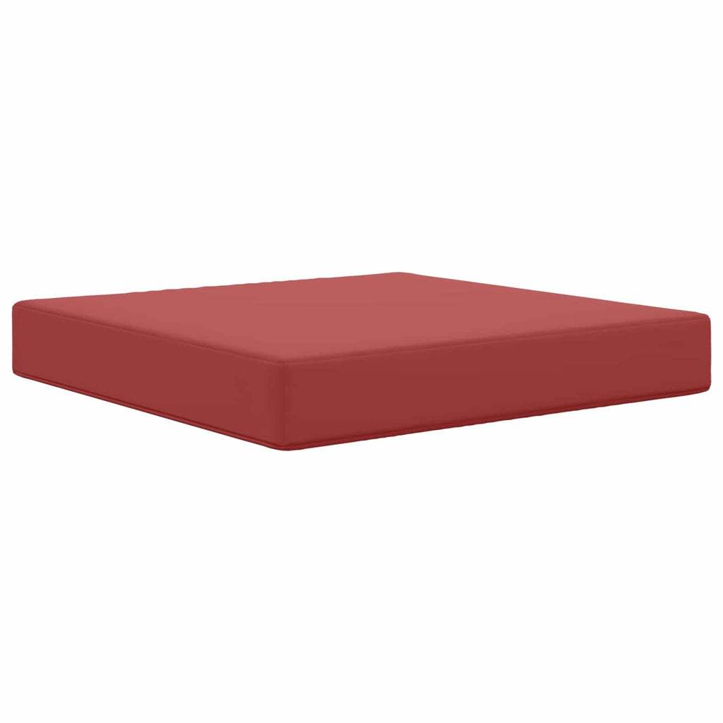 vidaXL Poduszka do sofy na zewnątrz czerwone wino 60 x 60 x 8 cm