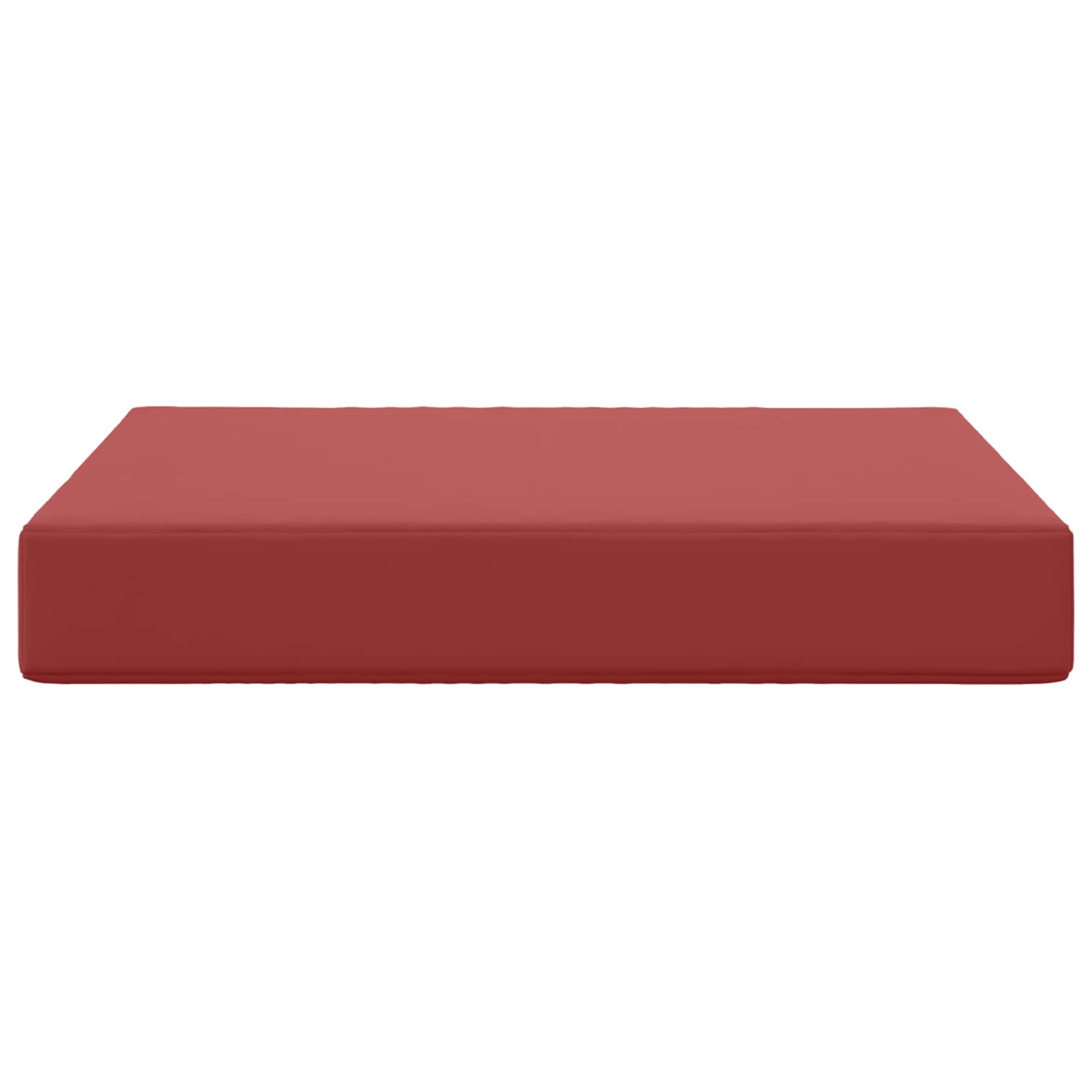 vidaXL Poduszka do sofy na zewnątrz czerwone wino 60 x 60 x 8 cm