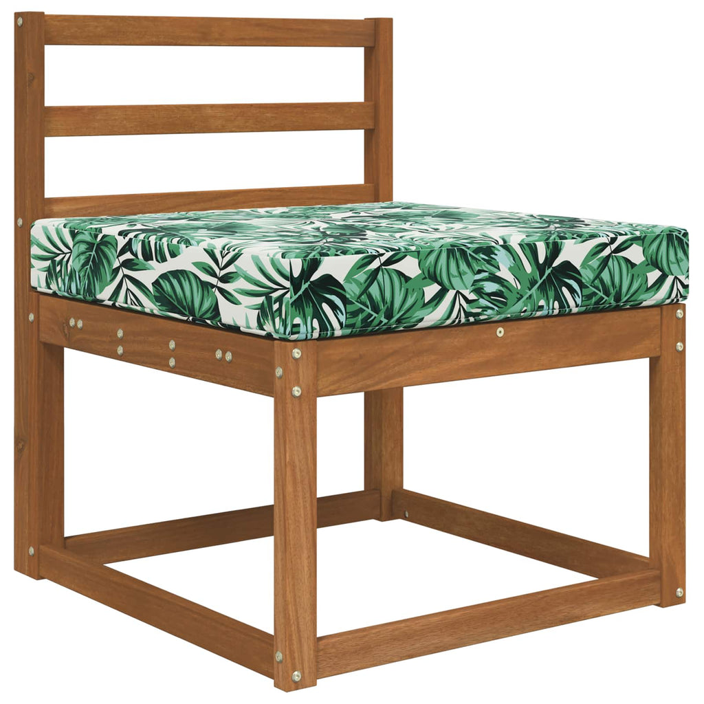 vidaXL Poduszka do sofy na zewnątrz Wzór liścia 60 x 60 x 8 cm