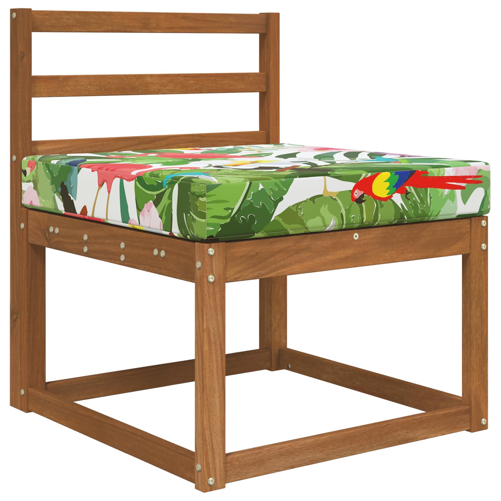 vidaXL Poduszka do sofy na zewnątrz kolorowy 60 x 60 x 8 cm Poliester