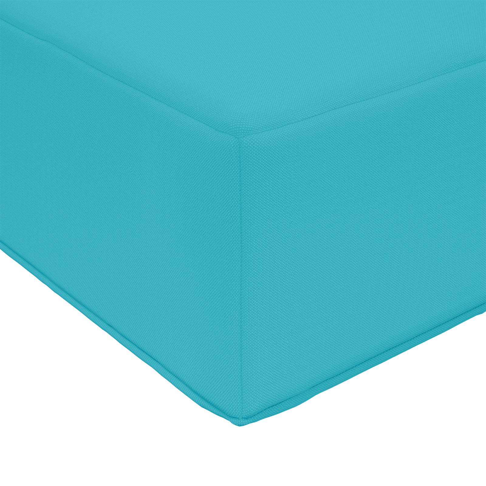 vidaXL Poduszka do sofy na zewnątrz Turkusowy 60 x 60 x 8 cm Poliester