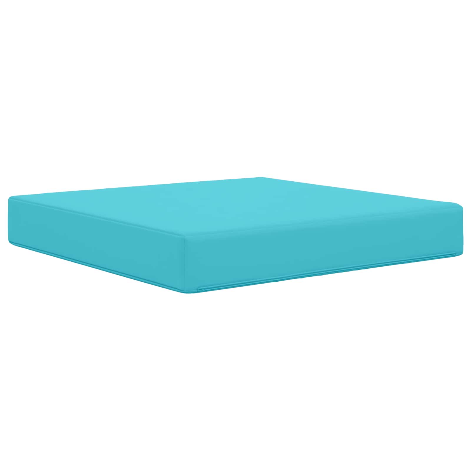 vidaXL Poduszka do sofy na zewnątrz Turkusowy 60 x 60 x 8 cm Poliester