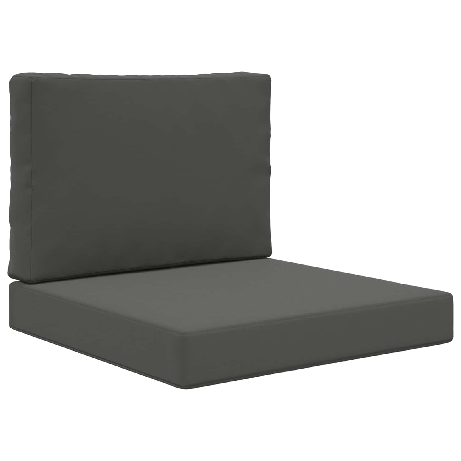 vidaXL Poduszka do sofy na zewnątrz Poliester Antracyt 60 x 60 x 8 cm