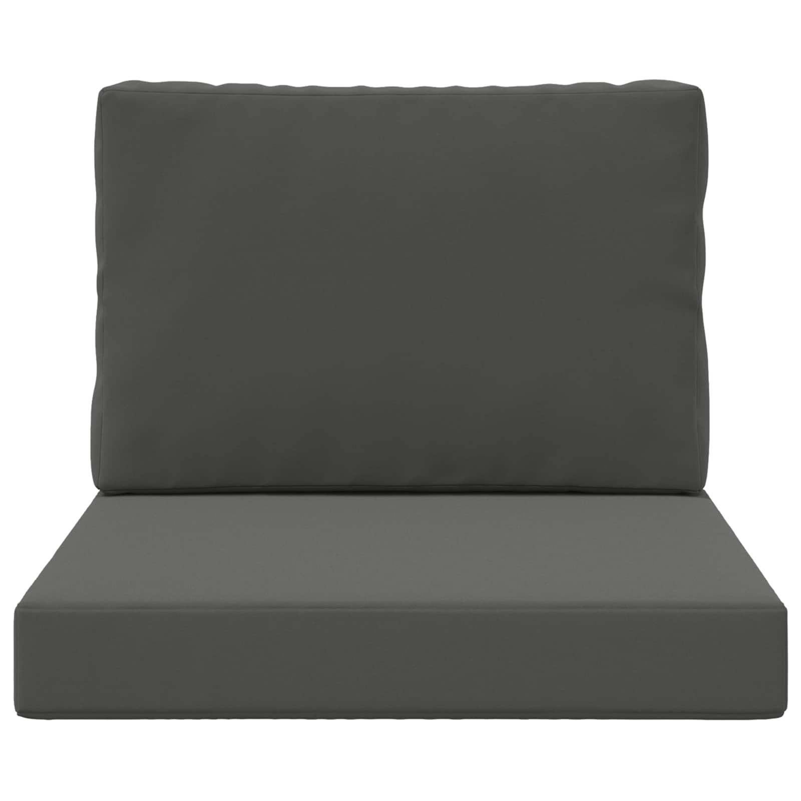 vidaXL Poduszka do sofy na zewnątrz 2 pcs Antracyt Poliester