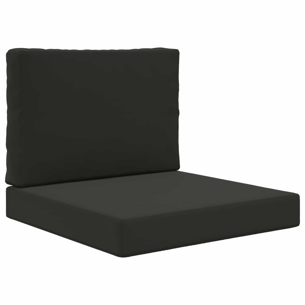 vidaXL Poduszka do sofy na zewnątrz 2 pcs Czarny Poliester