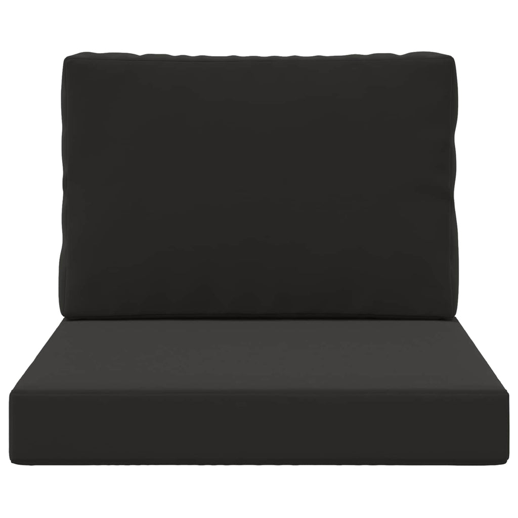 vidaXL Poduszka do sofy na zewnątrz 2 pcs Czarny Poliester