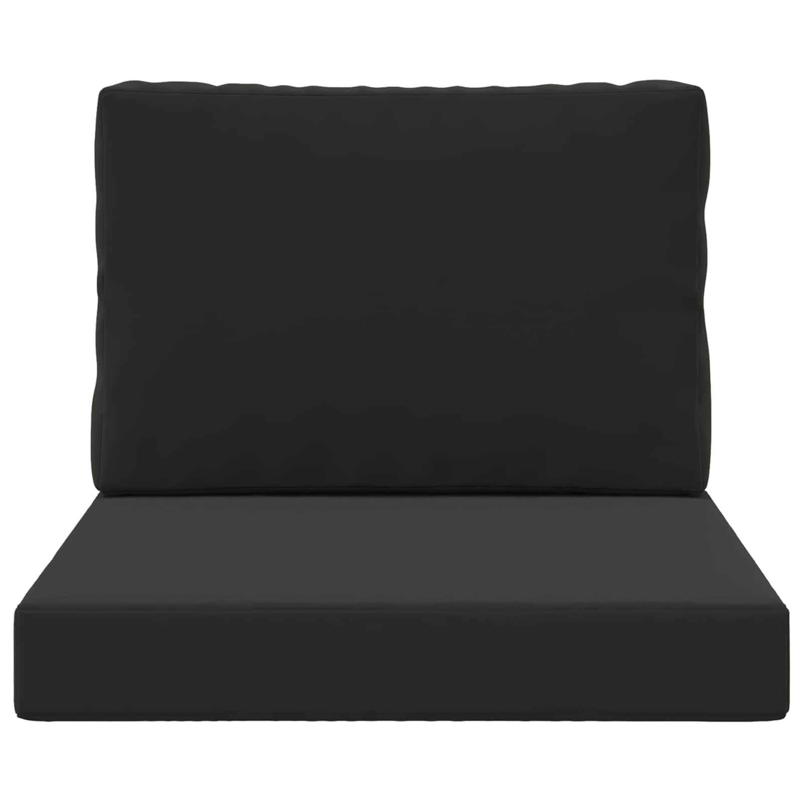 vidaXL Poduszka do sofy na zewnątrz 2 pcs Czarny Poliester