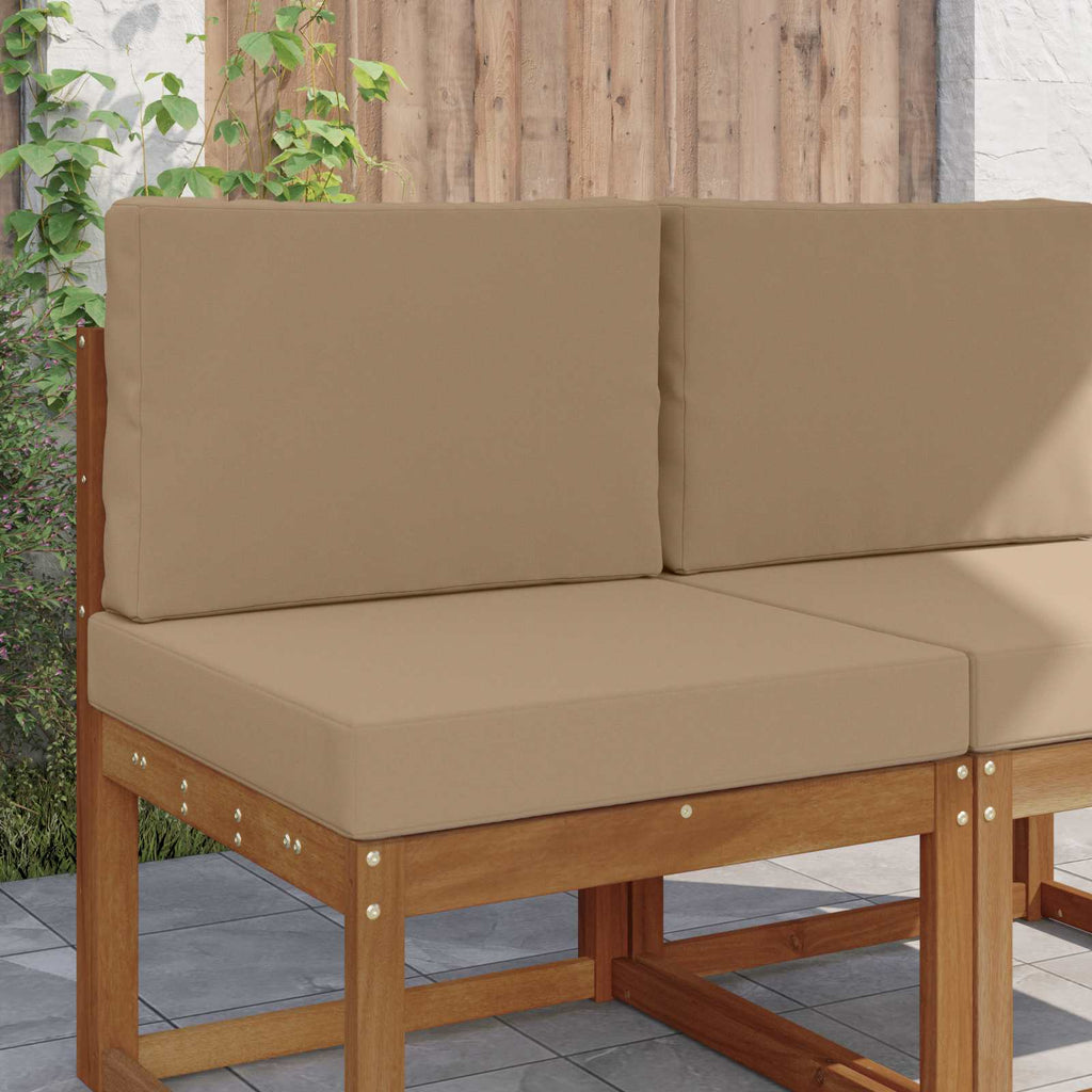 vidaXL Poduszka do sofy na zewnątrz 2 pcs Ciemnoszary Poliester
