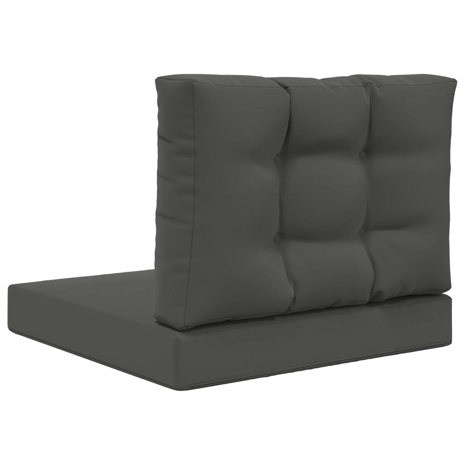 vidaXL Poduszka do sofy na zewnątrz 2 pcs Antracyt Poliester