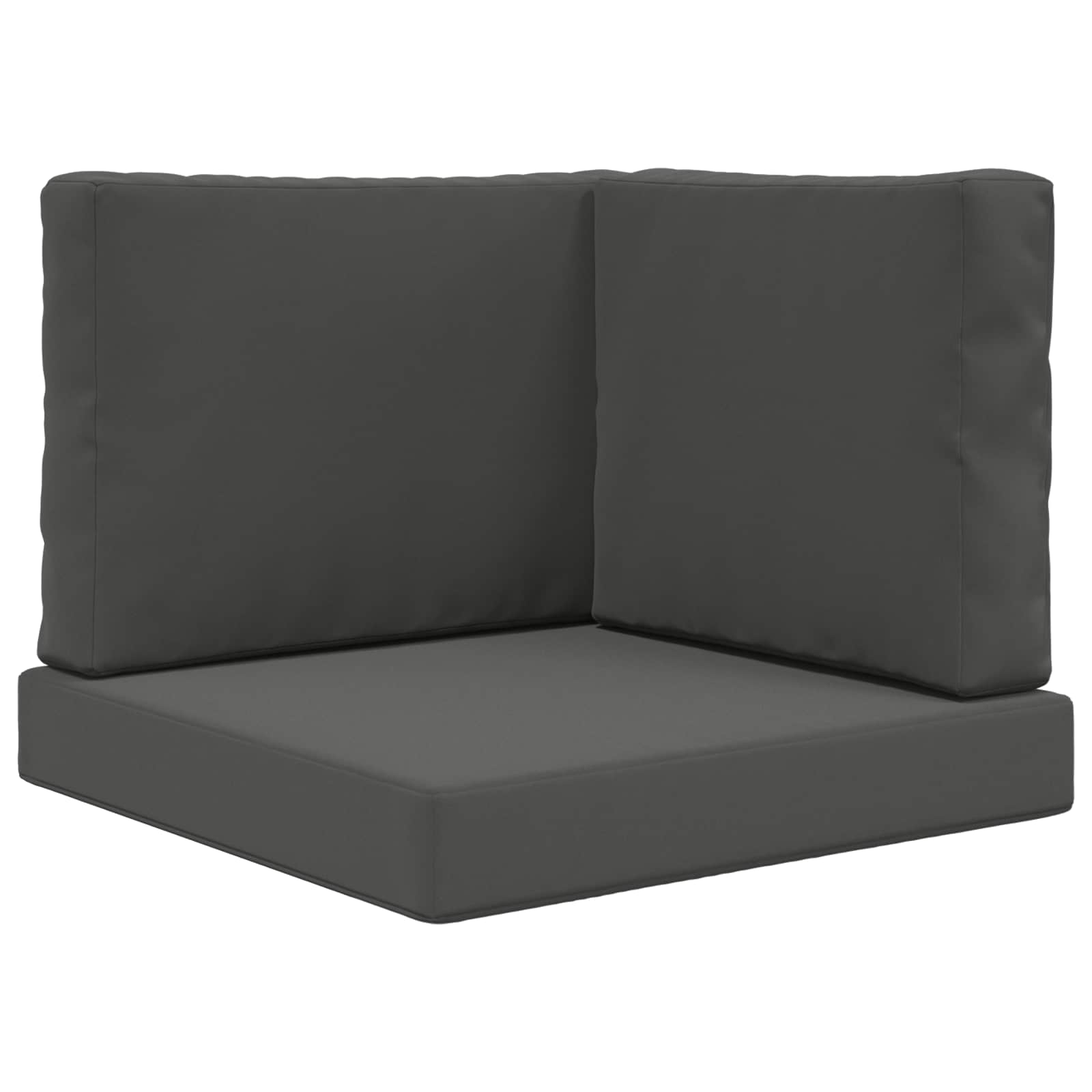 vidaXL Poduszka do sofy na zewnątrz 3 pcs Antracyt Poliester