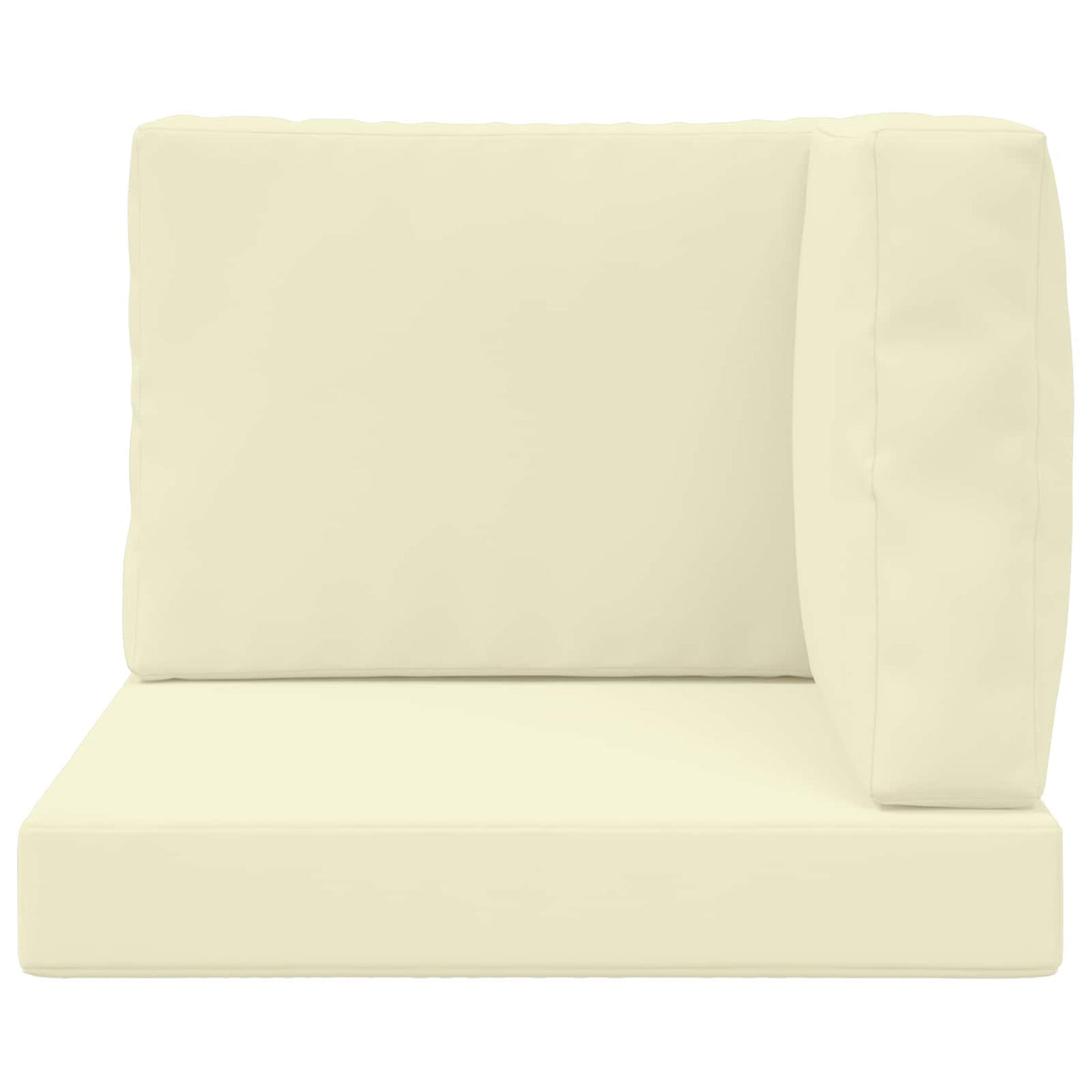 vidaXL Poduszka do sofy na zewnątrz Poliester kremowy 60 x 60 cm