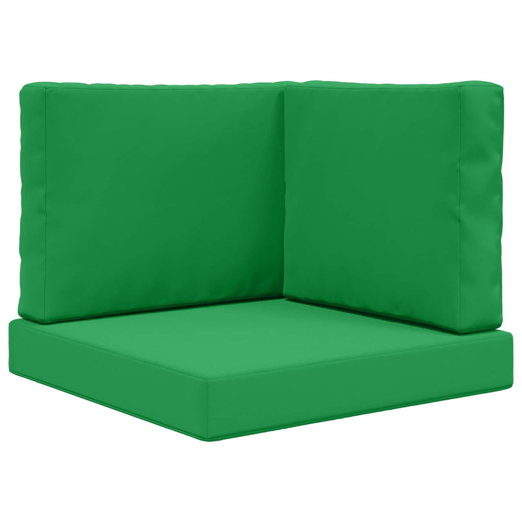 vidaXL Poduszka do sofy na zewnątrz 3 pcs Zielony Poliester