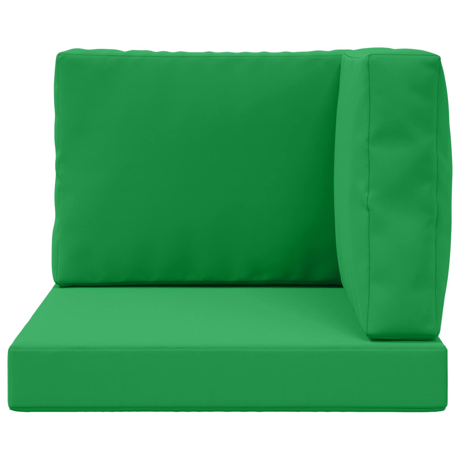 vidaXL Poduszka do sofy na zewnątrz 3 pcs Zielony Poliester
