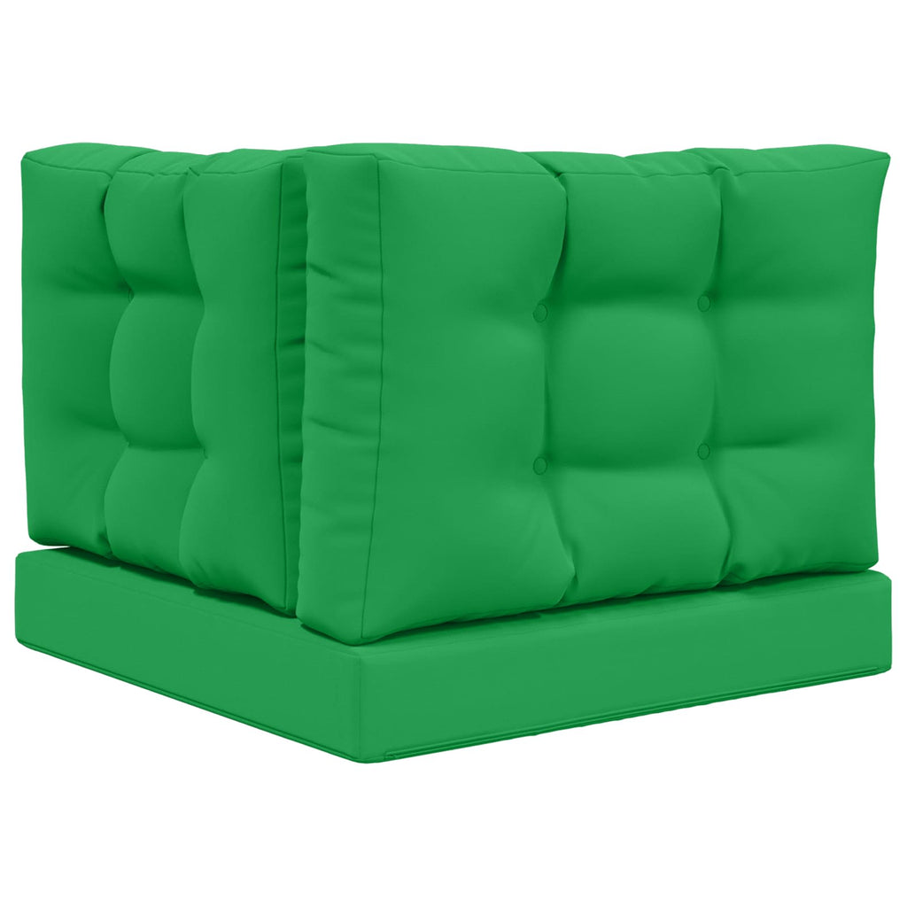vidaXL Poduszka do sofy na zewnątrz 3 pcs Zielony Poliester