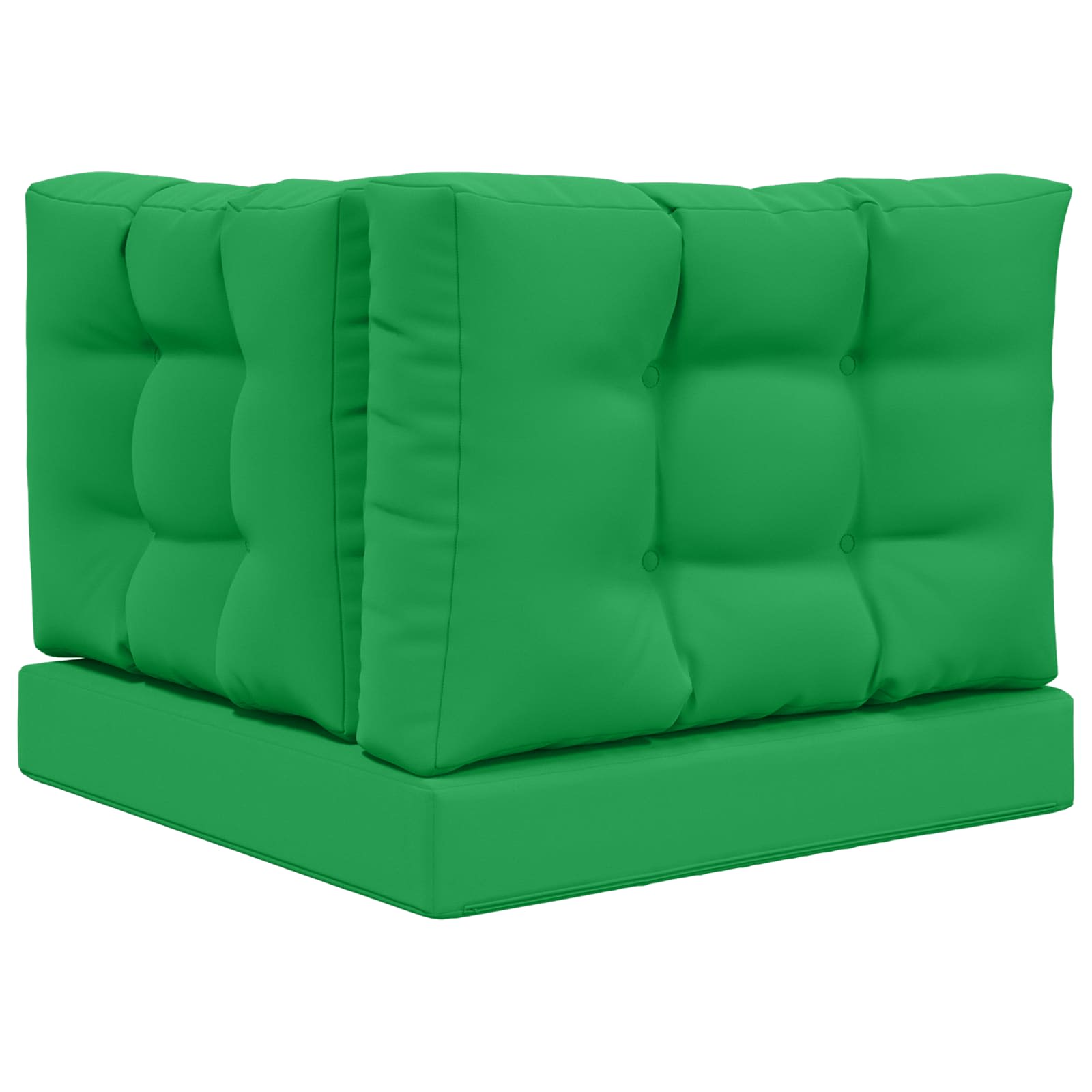 vidaXL Poduszka do sofy na zewnątrz 3 pcs Zielony Poliester