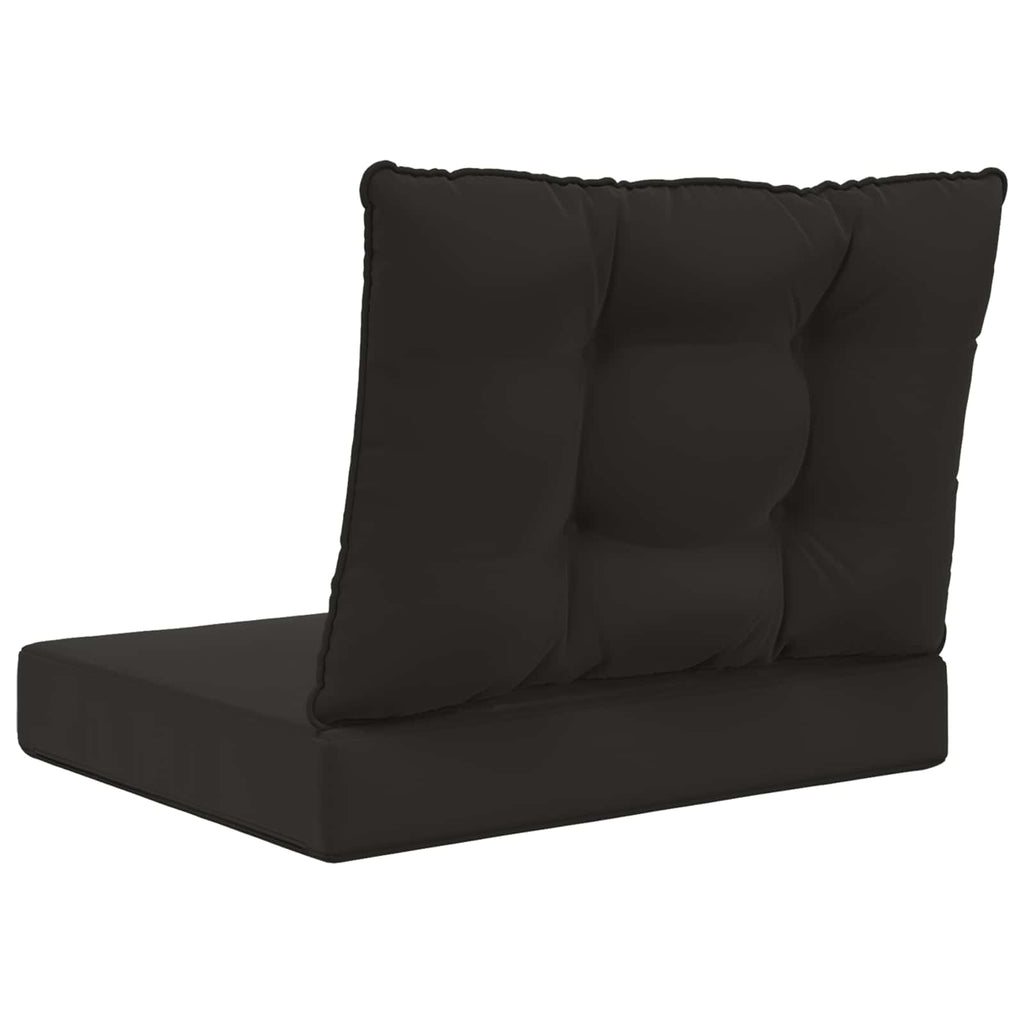vidaXL Poduszka do sofy na zewnątrz 2 pcs Czarny Poliester