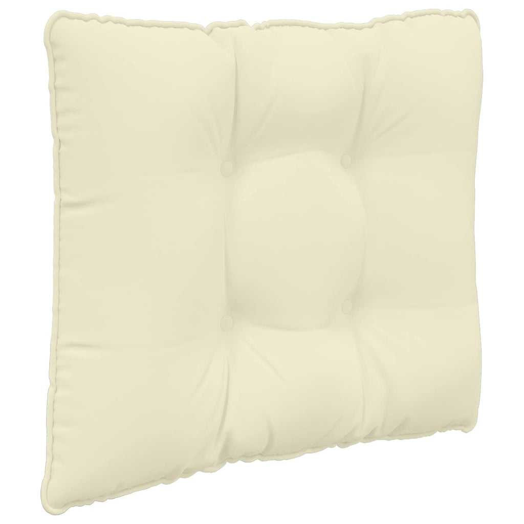 vidaXL Poduszka do sofy na zewnątrz 3 pcs Kremowy Poliester