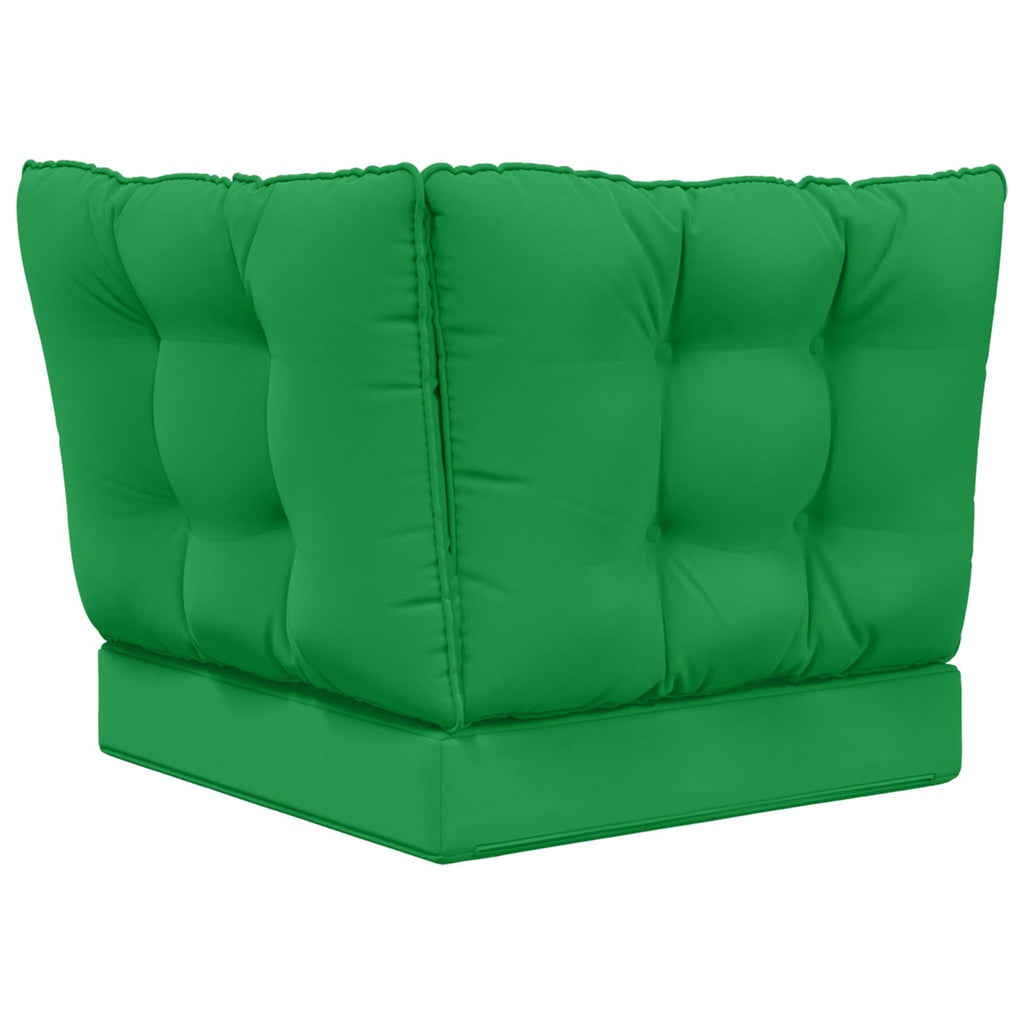 vidaXL Poduszka do sofy na zewnątrz 3 pcs Zielony Poliester