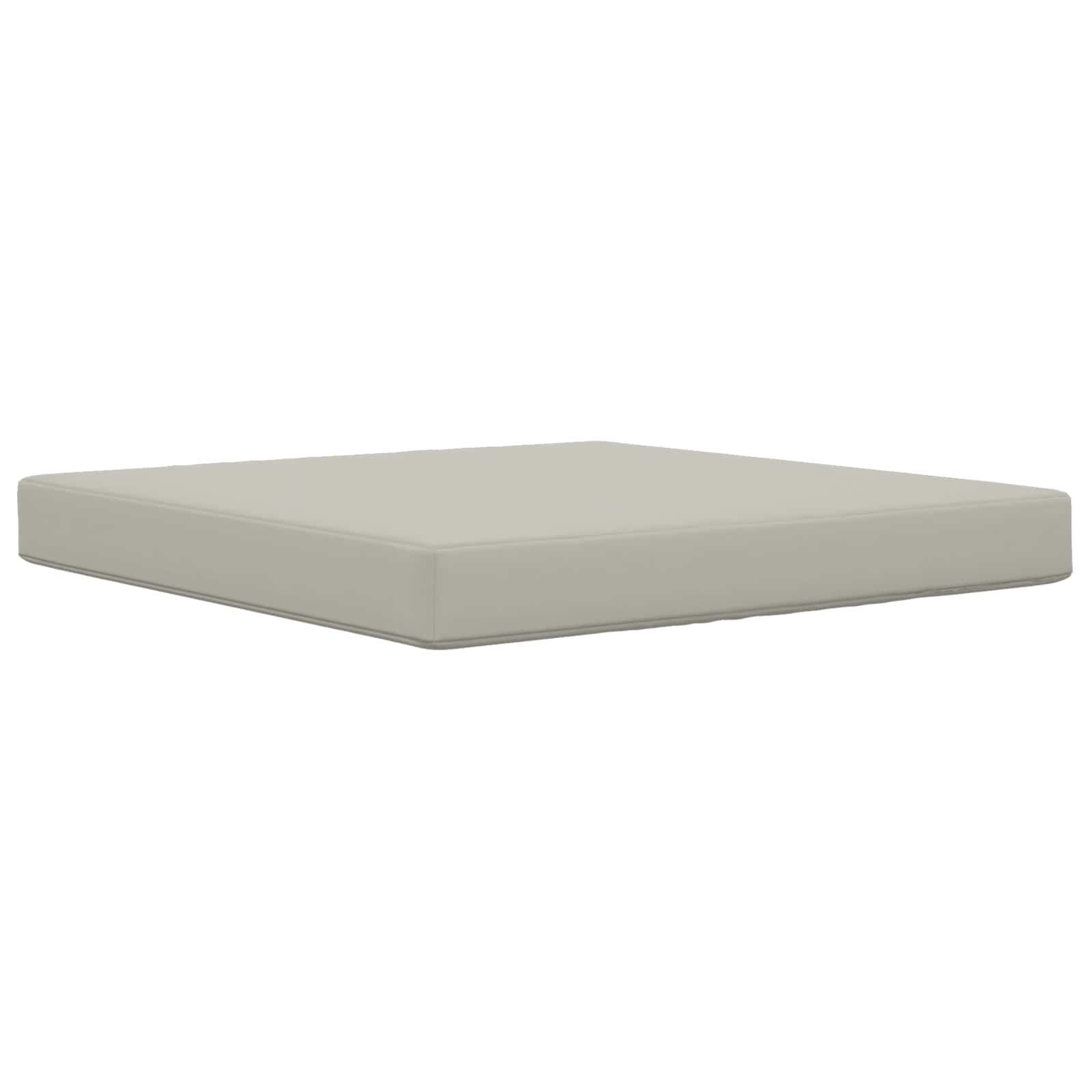 vidaXL Poduszka do sofy na zewnątrz Szary 80 x 80 x 8 cm Poliester