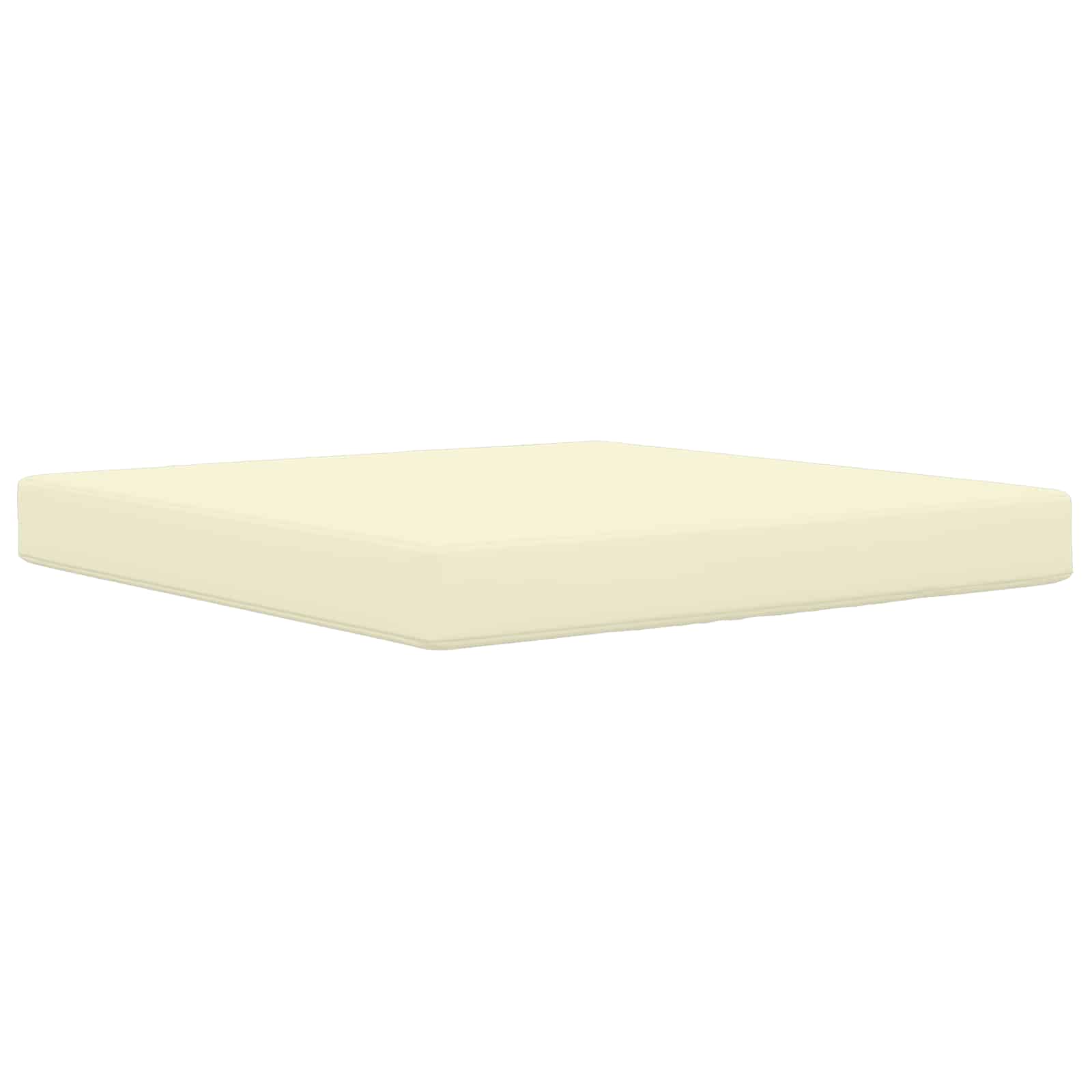 vidaXL Poduszka do sofy na zewnątrz Kremowy 80 x 80 x 8 cm Poliester