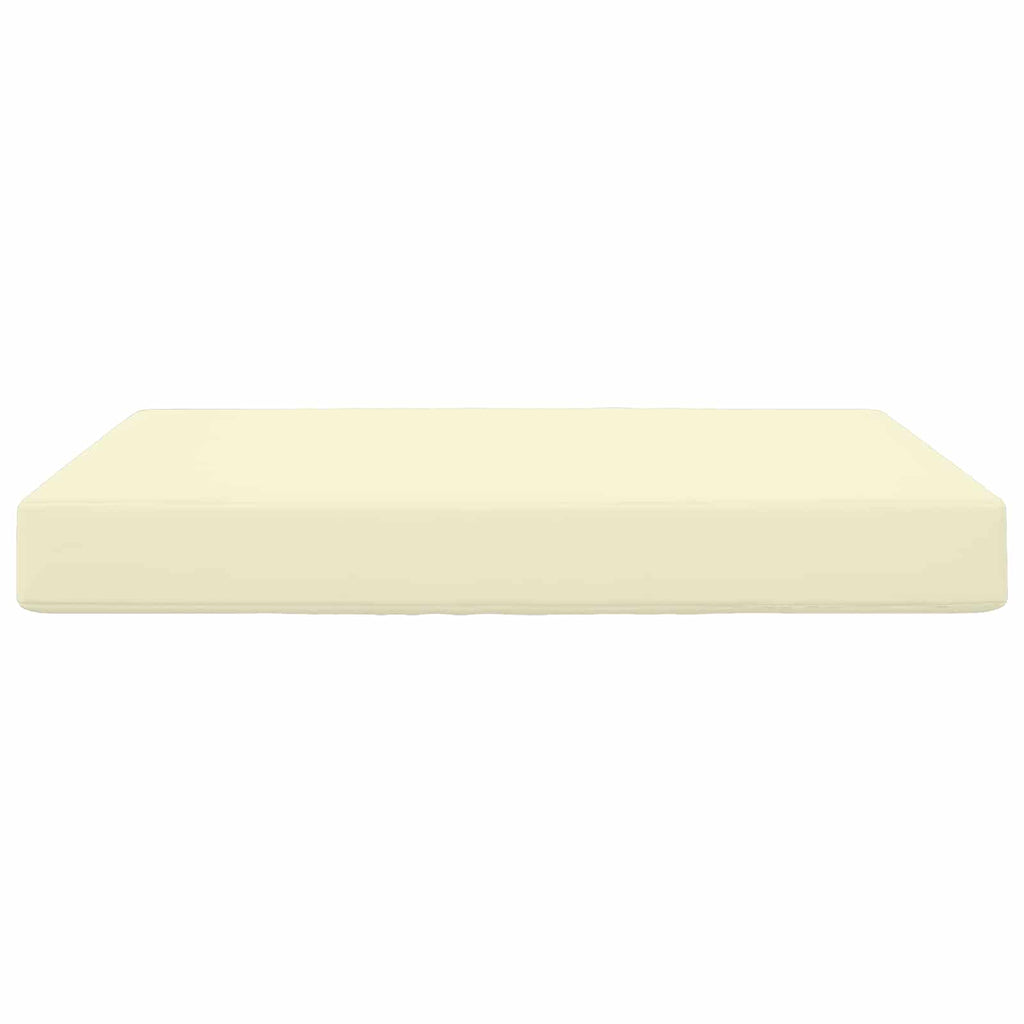 vidaXL Poduszka do sofy na zewnątrz Kremowy 80 x 80 x 8 cm Poliester
