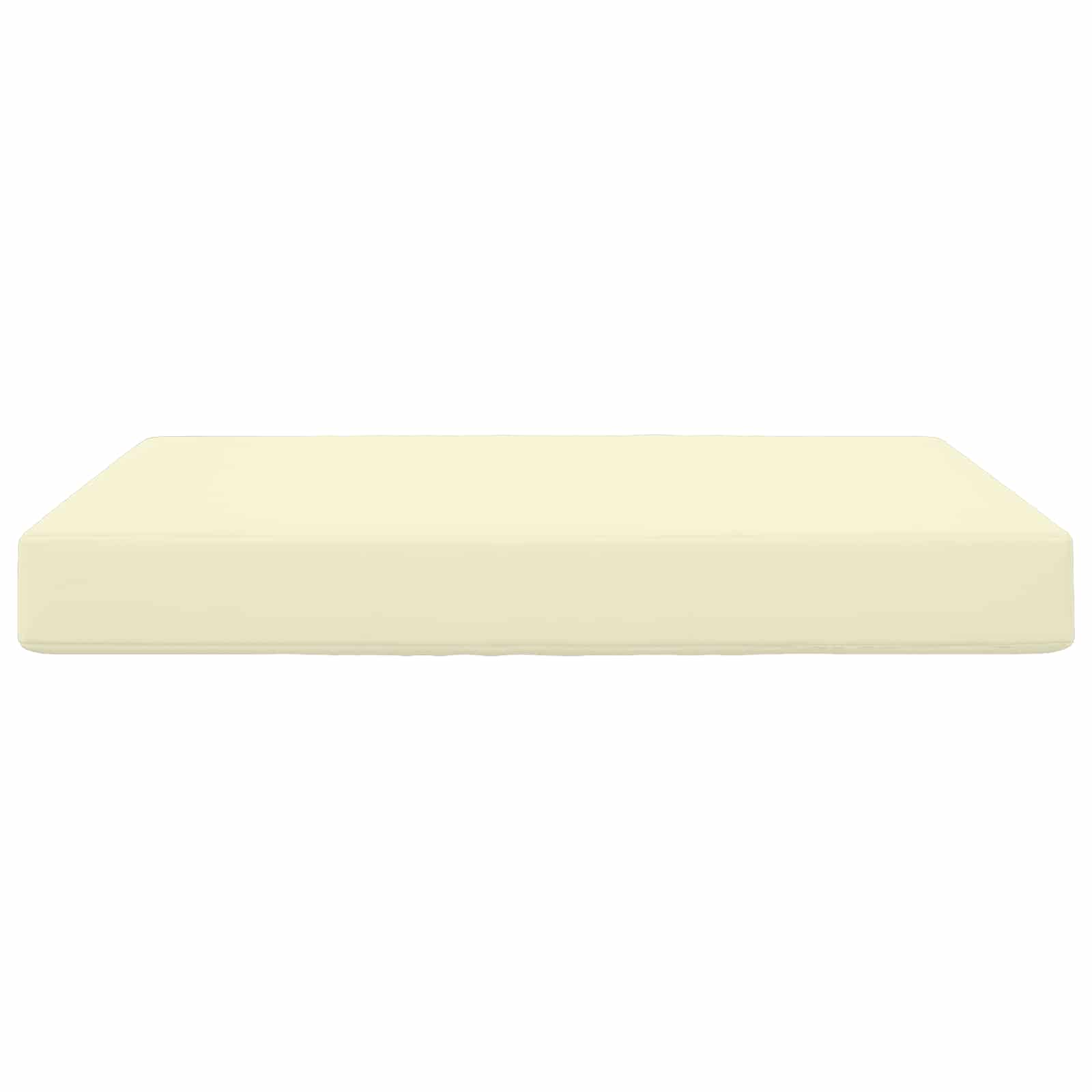 vidaXL Poduszka do sofy na zewnątrz Kremowy 80 x 80 x 8 cm Poliester