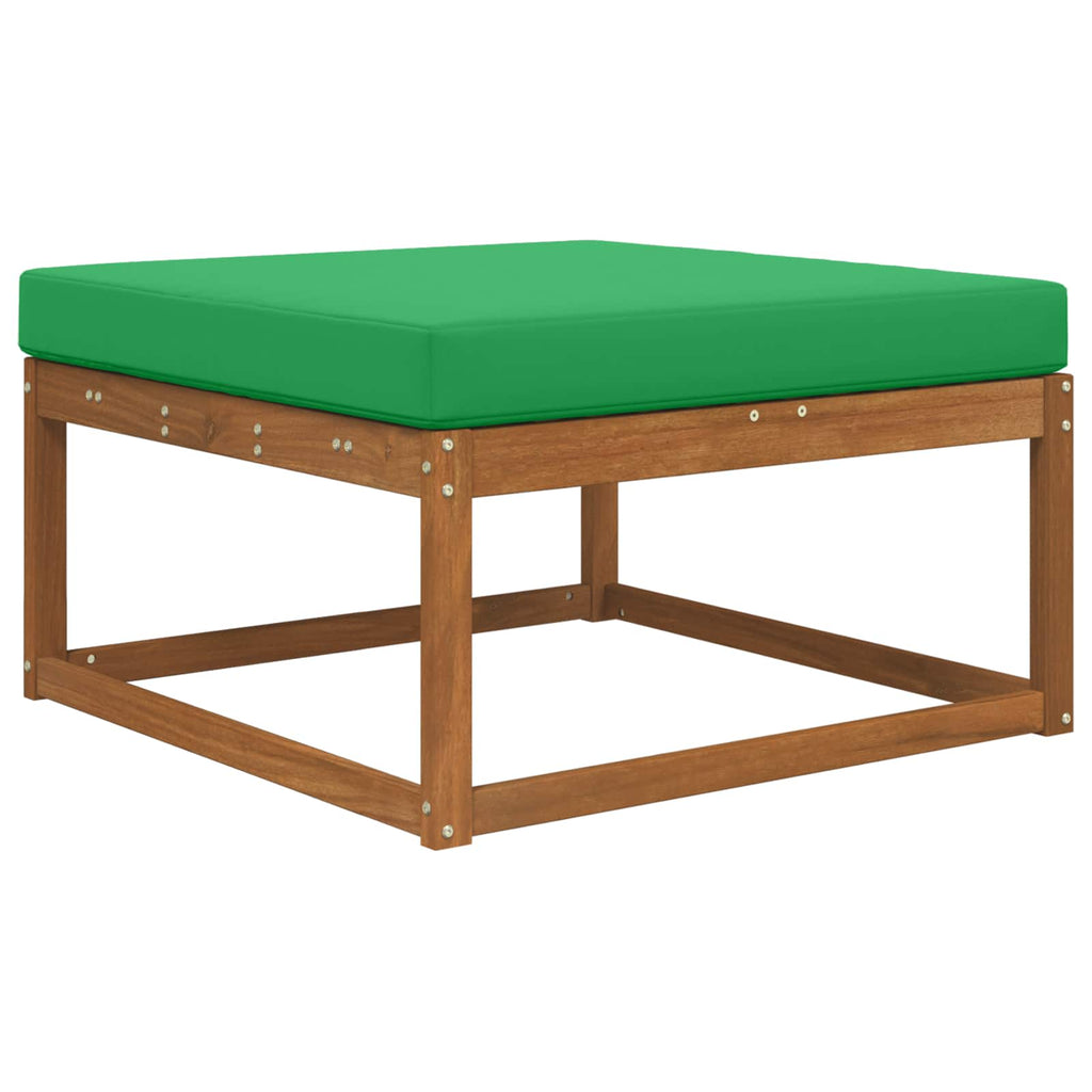 vidaXL Poduszka do sofy na zewnątrz Zielony 80 x 80 x 8 cm Poliester