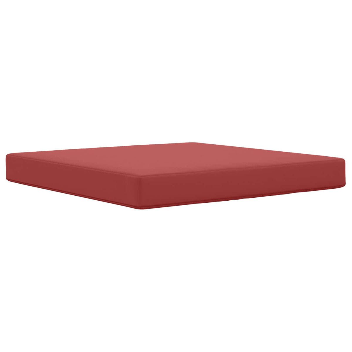 vidaXL Poduszka do sofy na zewnątrz Poliester czerwone wino 80 x 80 cm