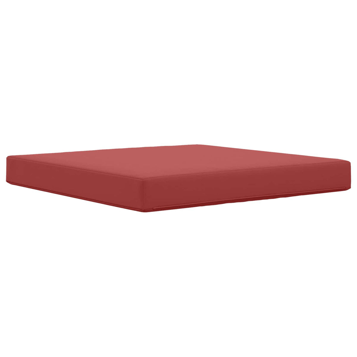 vidaXL Poduszka do sofy na zewnątrz Poliester czerwone wino 80 x 80 cm
