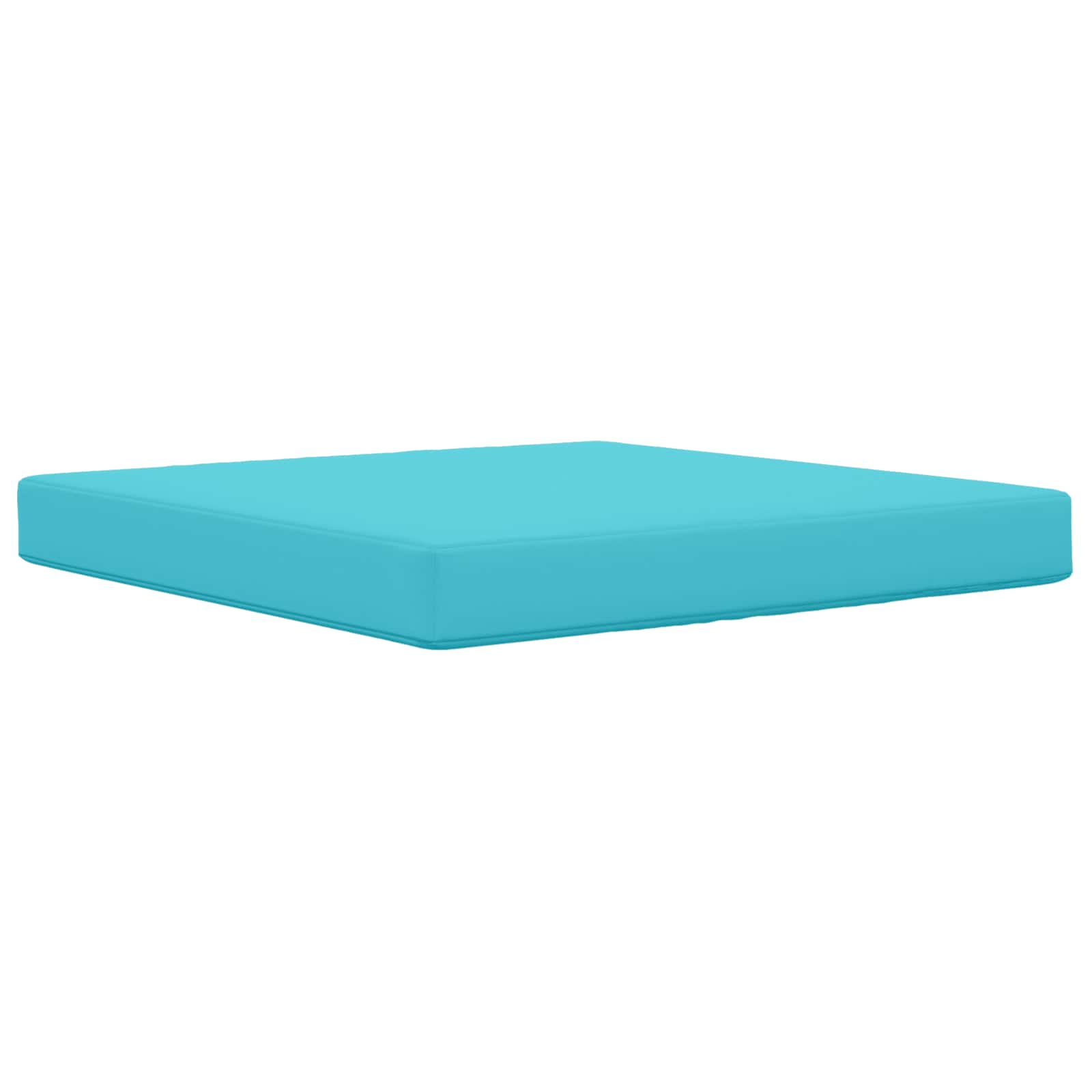 vidaXL Poduszka do sofy na zewnątrz Turkusowy 80 x 80 x 8 cm Poliester