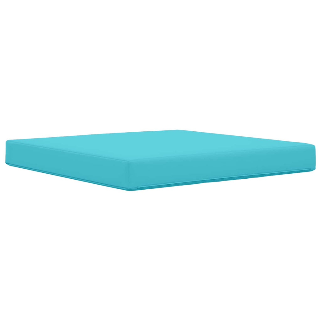 vidaXL Poduszka do sofy na zewnątrz Turkusowy 80 x 80 x 8 cm Poliester