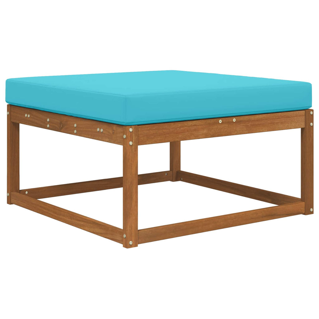 vidaXL Poduszka do sofy na zewnątrz Turkusowy 80 x 80 x 8 cm Poliester