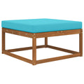vidaXL Poduszka do sofy na zewnątrz Turkusowy 80 x 80 x 8 cm Poliester
